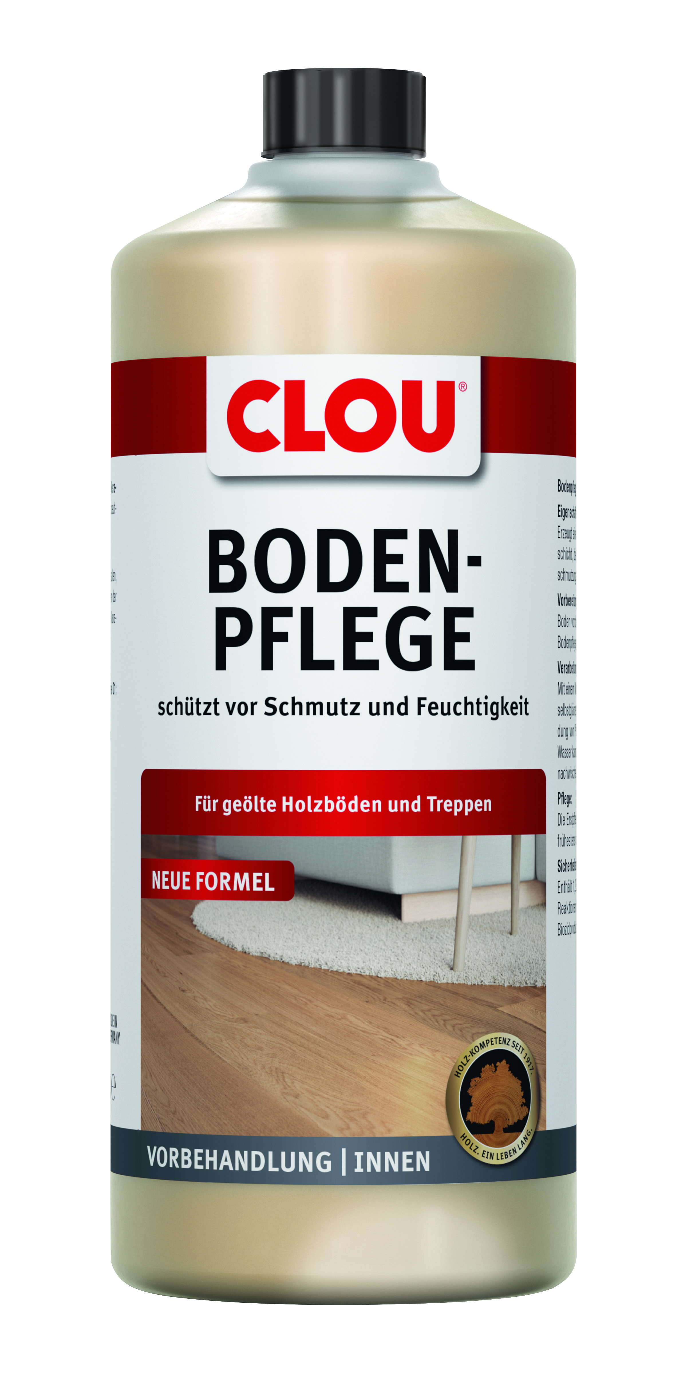 Clou Bodenpflege für geölte Böden, 1 l