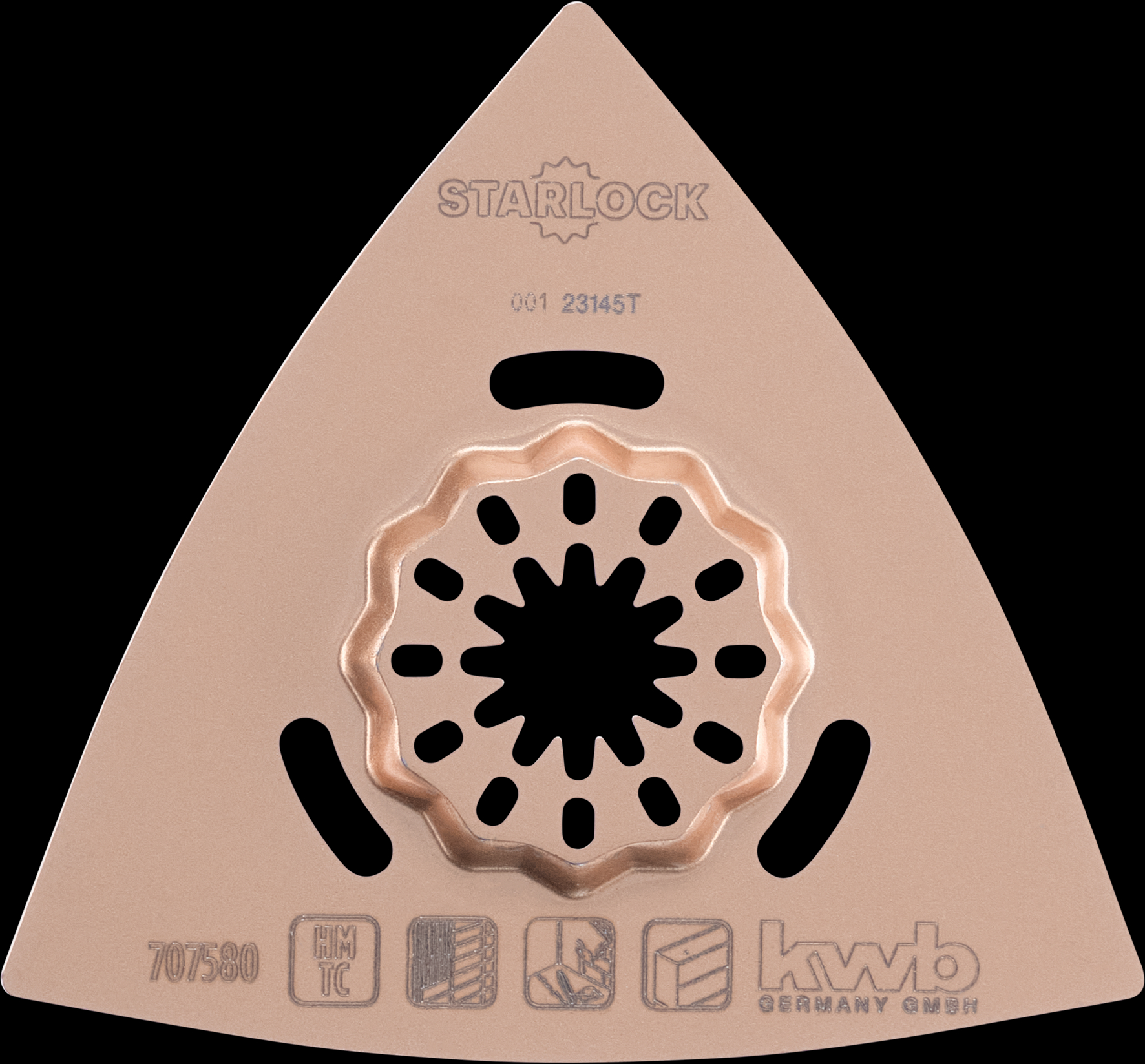 kwb Starlock Delta Raspel, 80 mm kwb Starlock Delta Raspel, 80 mm