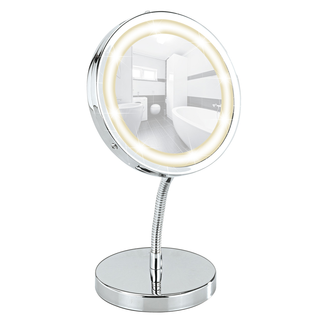 370491-LED-Kosmetik-Standspiegel-Brolo-15_FS_02 WENKO BROLO KOSMETIK-STANDSPIEGEL 15CM D