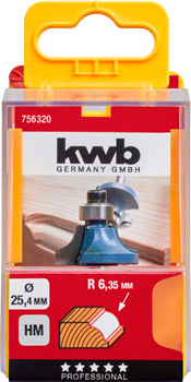 Kwb Hartmetall-Stabfräser, 25,4 mm