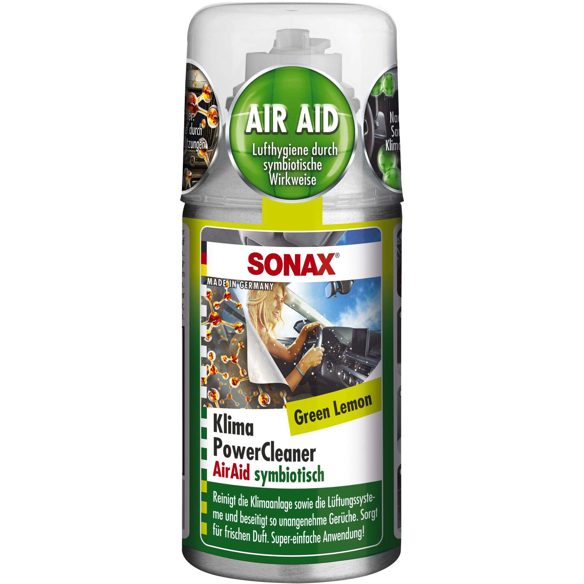 4064700323407_Klimapowercleaner-Green-Lemon-100ml_Web-Hauptbild SONAX KLIMAPOWERCLEANER GREEN LEMON