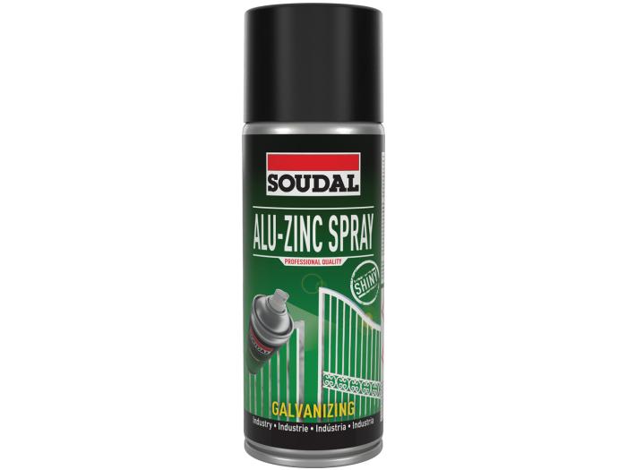 Soudal Alu Zink Spray glänzend, 400 ml Soudal Alu Zink Spray glänzend, 400 ml