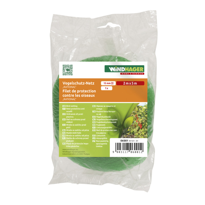 Windhager Vogelschutz-Netz Rational, 5 x 2 m Windhager Vogelschutz-Netz Rational, 5 x 2 m