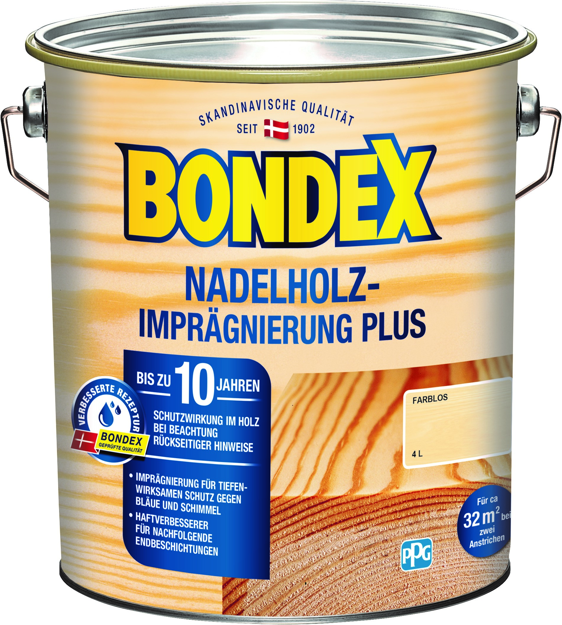 Bondex Nadelholz-Imprägnierung Plus, 4L
