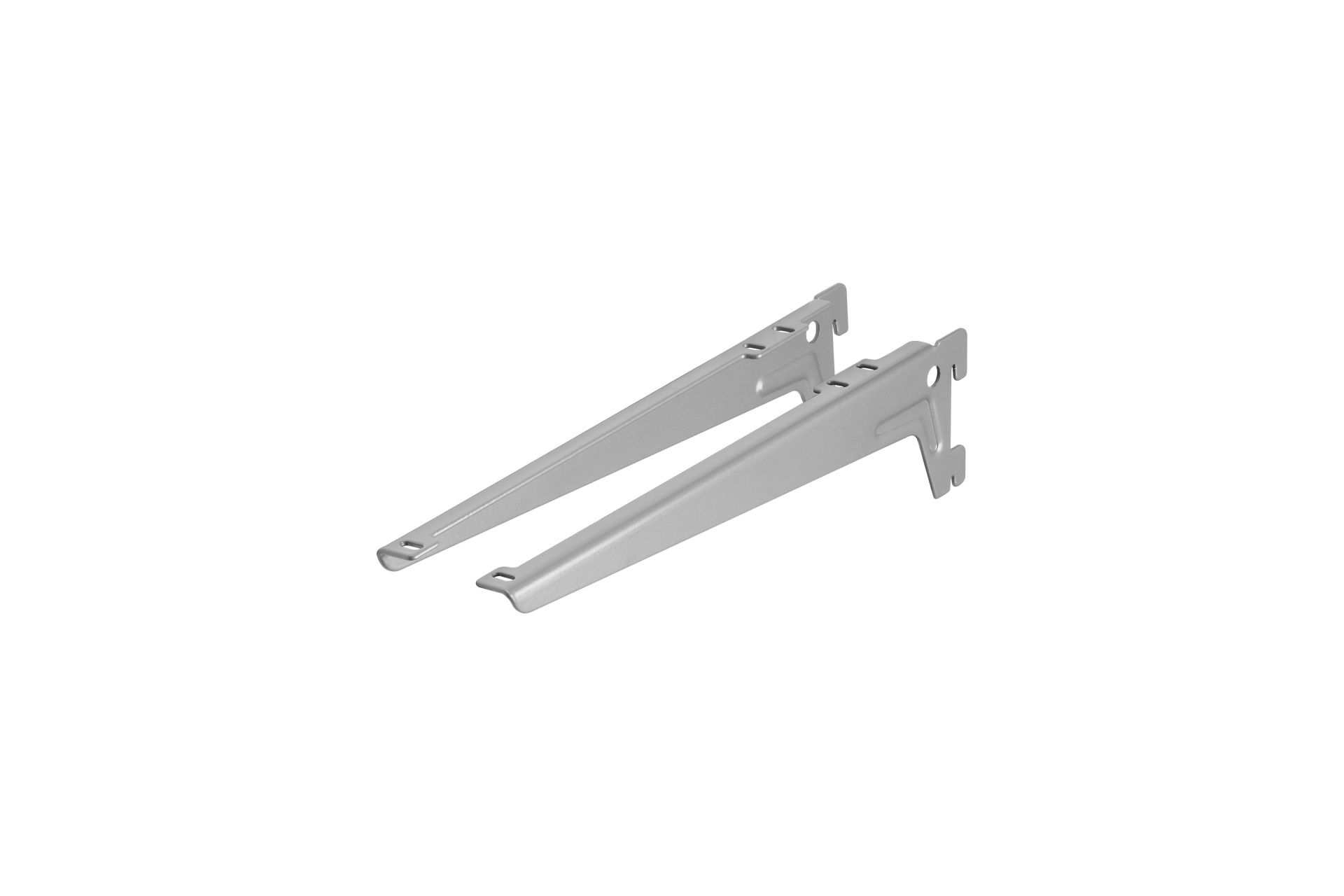 Dolle PrimeSlot 1-Reihig Winkelträger 1 Paar, grau, 280 mm Dolle PrimeSlot 1-Reihig Winkelträger 1 Paar, grau, 280 mm