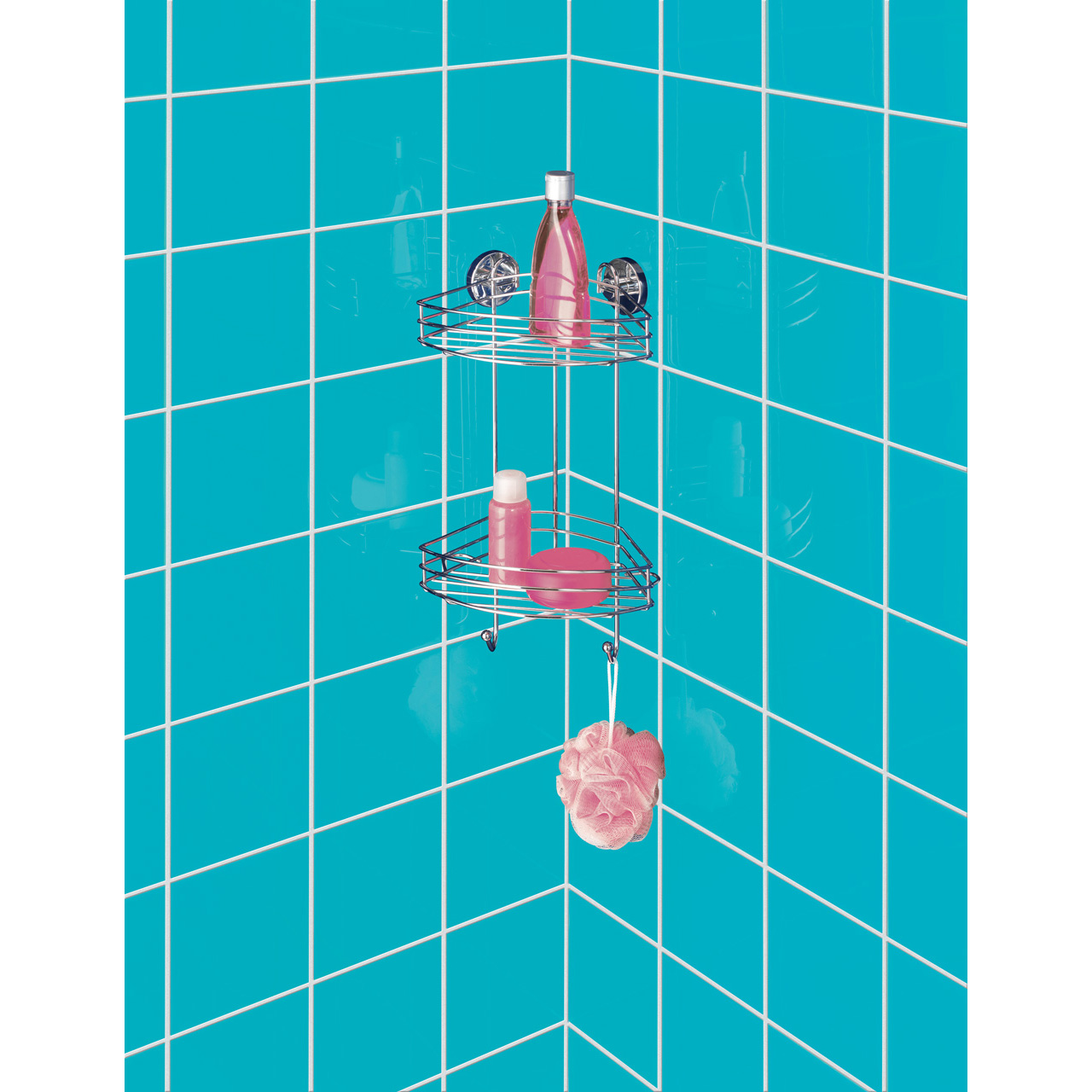 148439-Vacuum-Loc-Eckregal-2-Etagen_AMBI_04 WENKO VACUUM-LOC ECKREGAL 2 ETAGEN