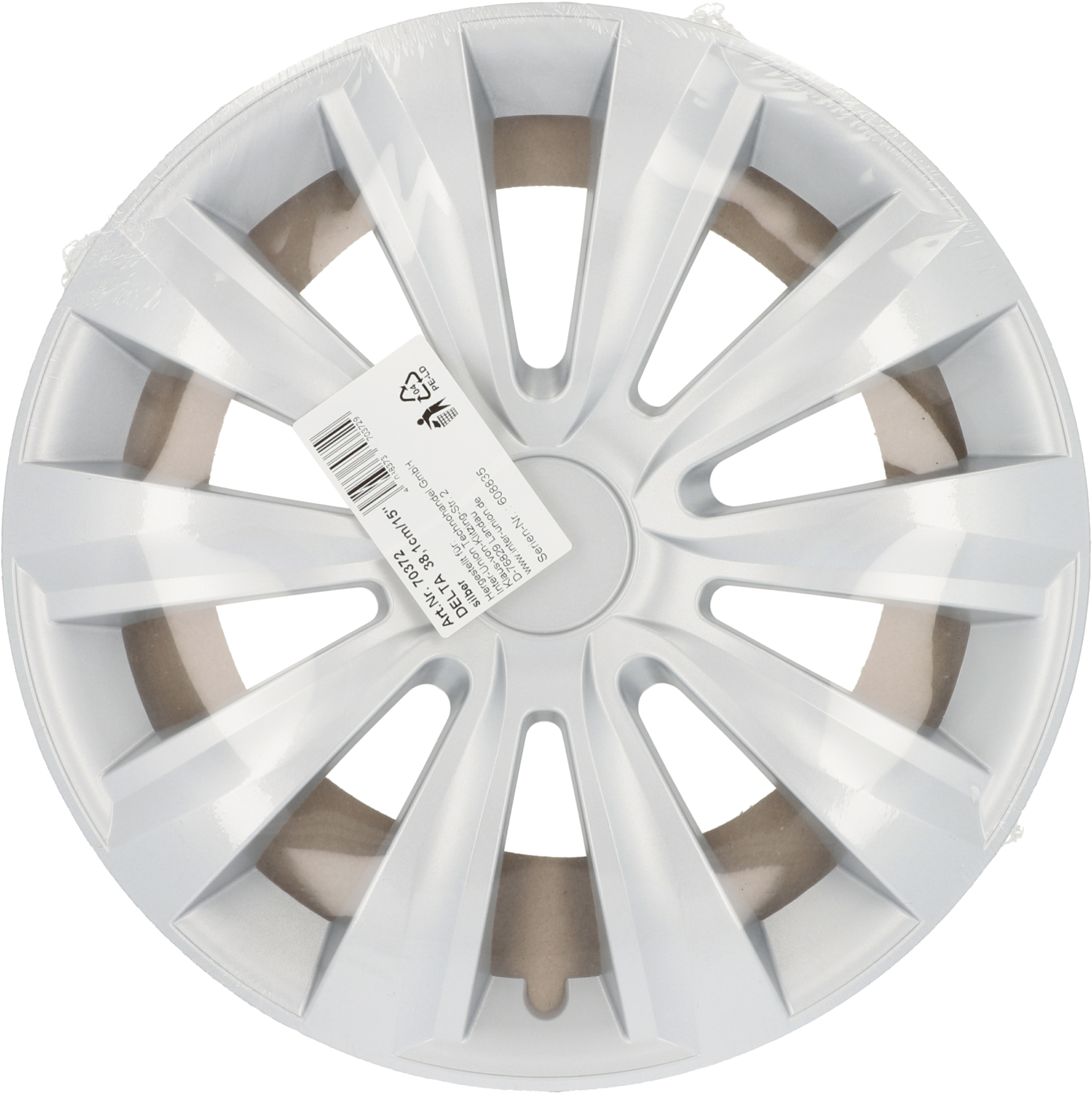 Cartrend Radzierblende Delta, R15, silber