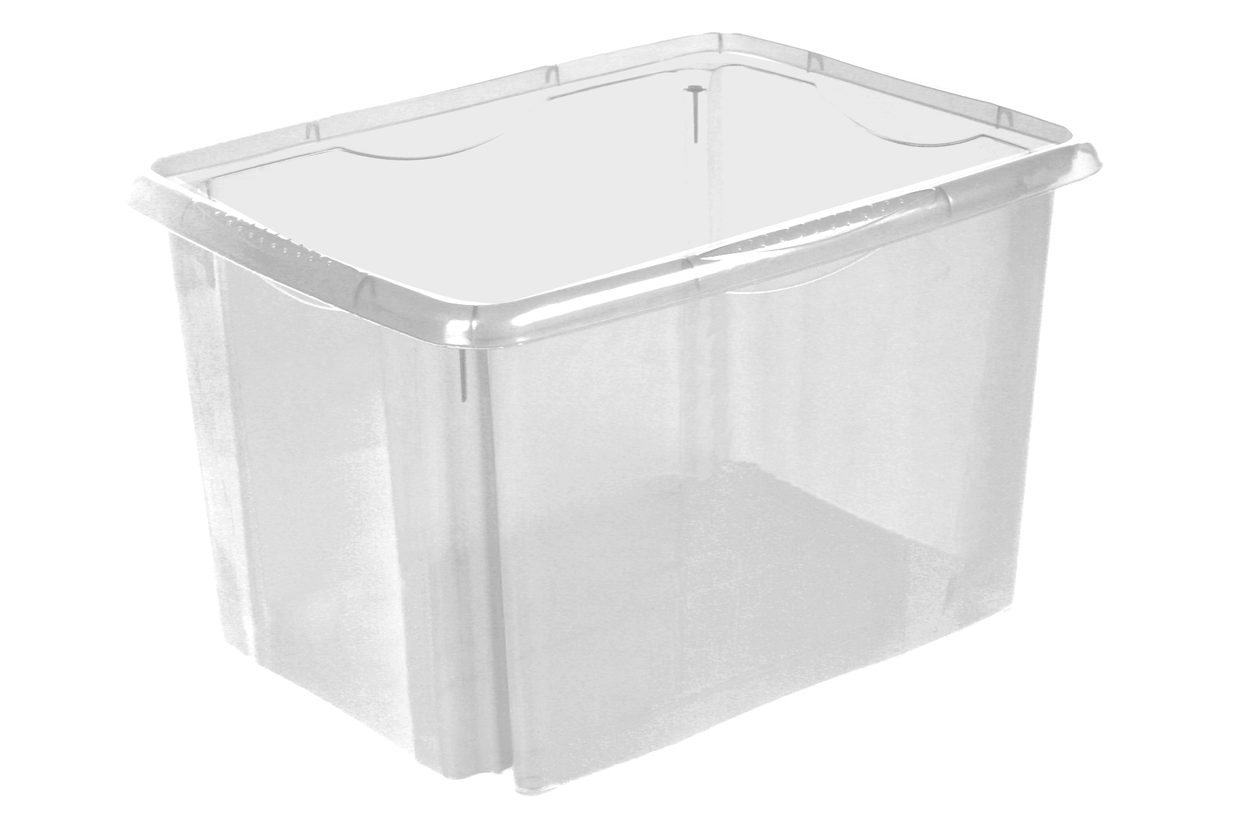 keeeper Aufbewahrungsbox mit Dreh-/Stapelsystem, 44,5 x 34,5 x 27 cm, 30 l, Emil, Transparent keeeper Aufbewahrungsbox mit Dreh-/Stapelsystem, 44,5 x 34,5 x 27 cm, 30 l, Emil, Transparent