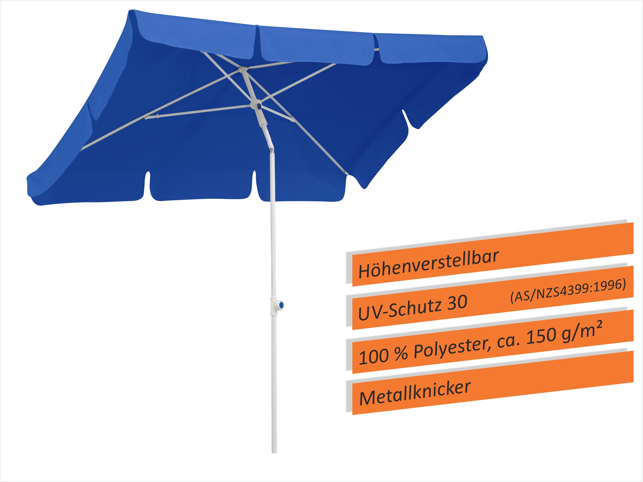 584427_1 Schneider Schirm Ibiza 180X120 cm Blau