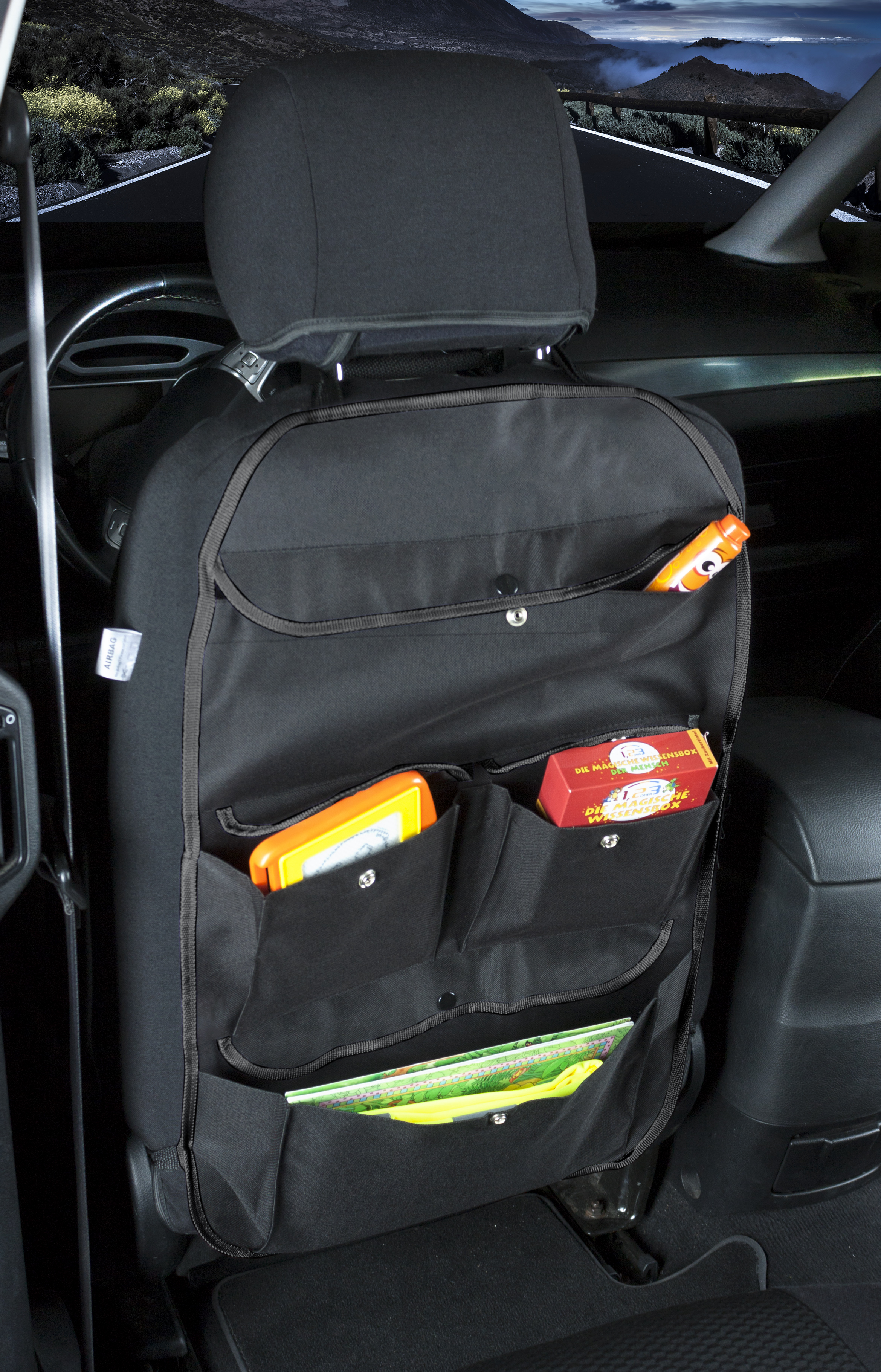 CarComfort Rücksitztasche Francis, schwarz CarComfort Rücksitztasche Francis, schwarz