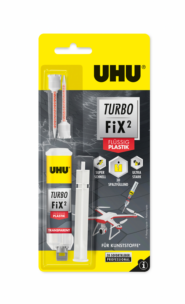 Uhu Turbo FiX² Plastik