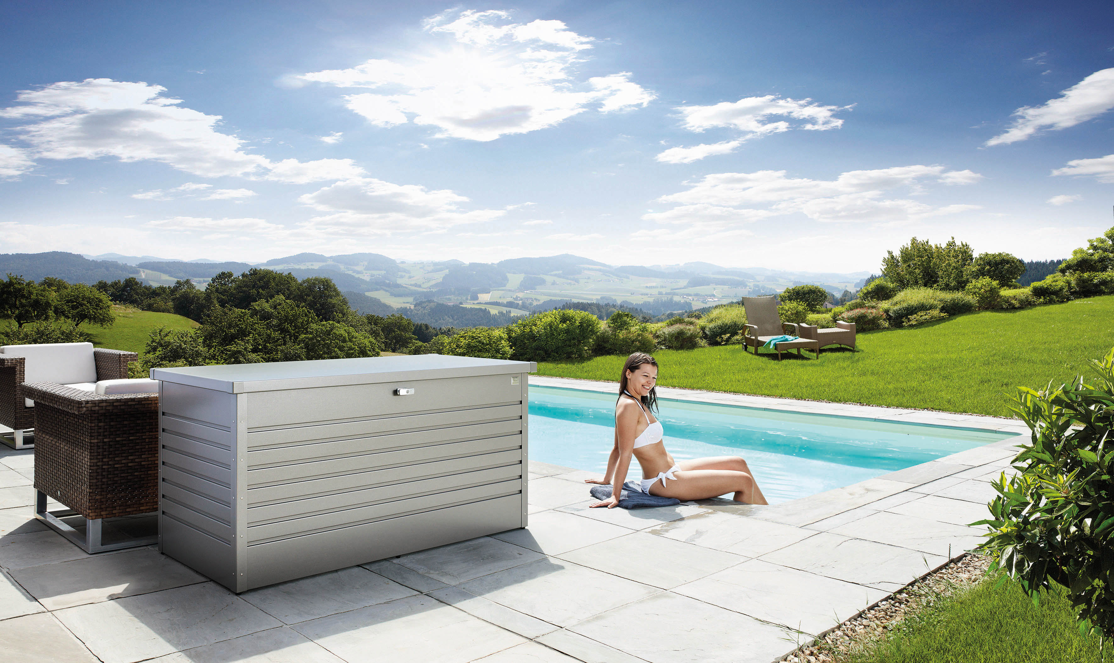 Biohort Freizeitbox 160, quarzgrau-metallic