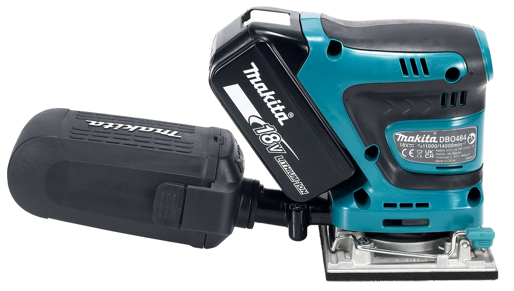Makita Akku-Schwingschleifer DBO484, 18V (Ohne Akku, ohne Ladegerät)
