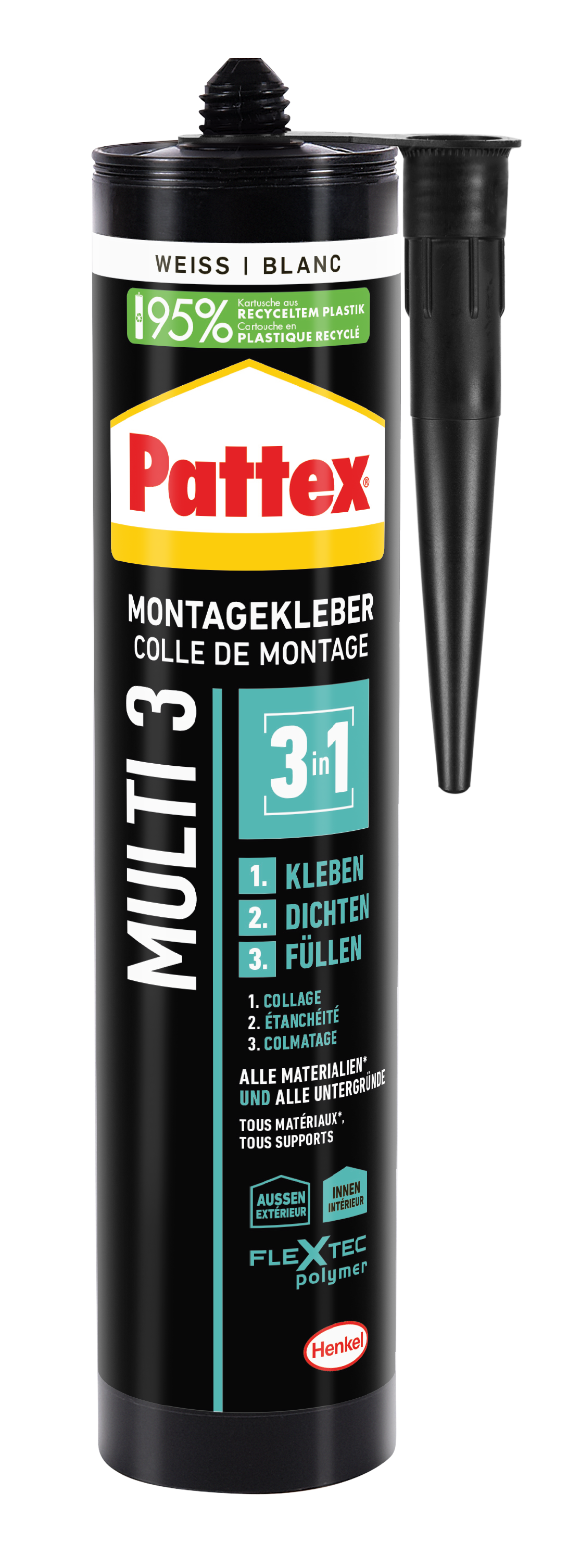 Pattex Montage Multi 3, weiß, 390 g