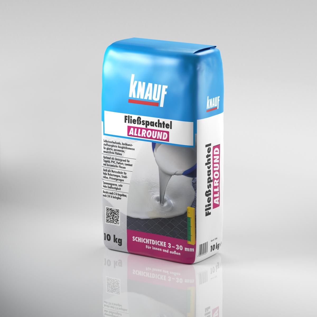 4006379072231_Fliessspachtel-allround-10kg_Produkt_1 Knauf Fließspachtel allround, 10 kg