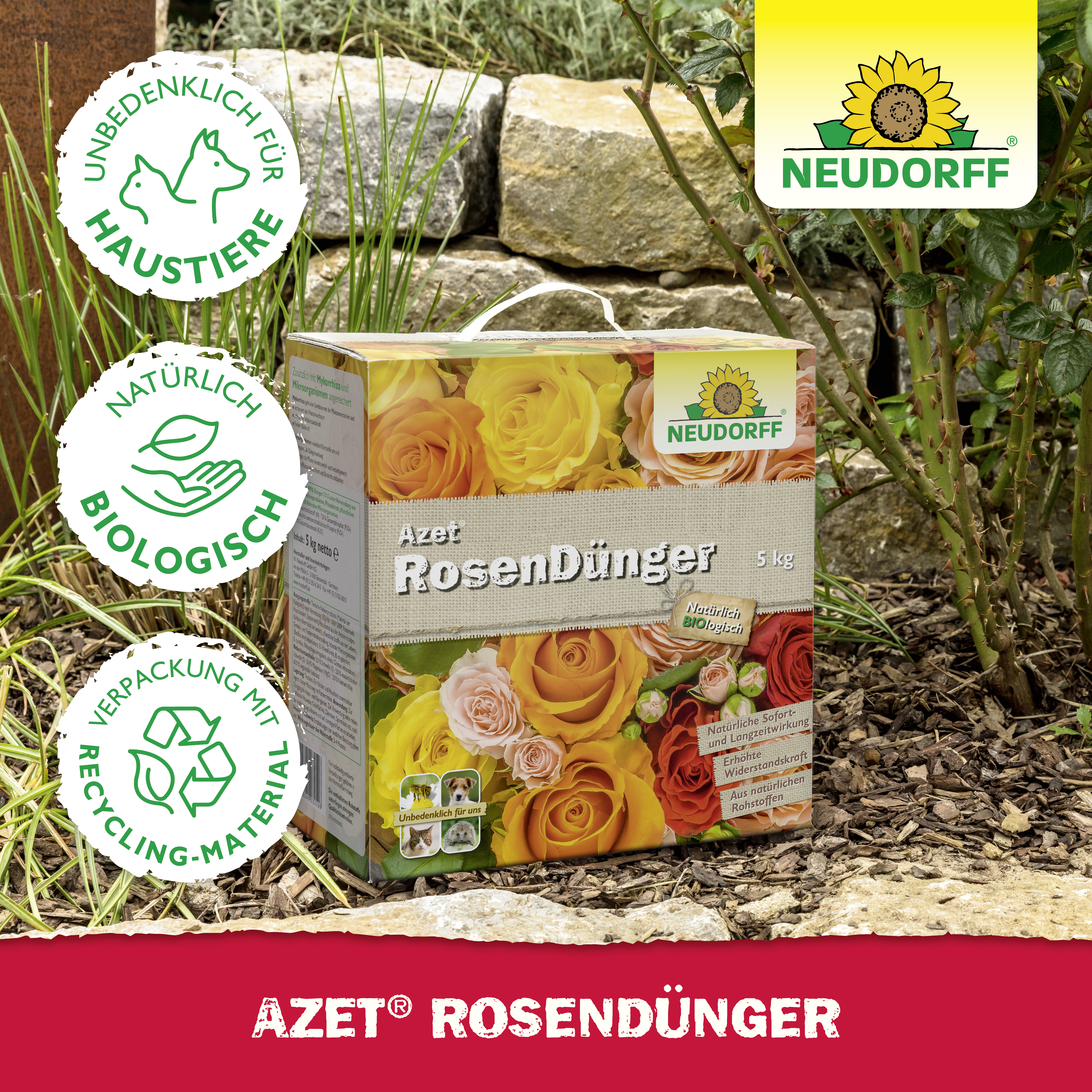 Neudorff Azet RosenDünger, 2,5 kg