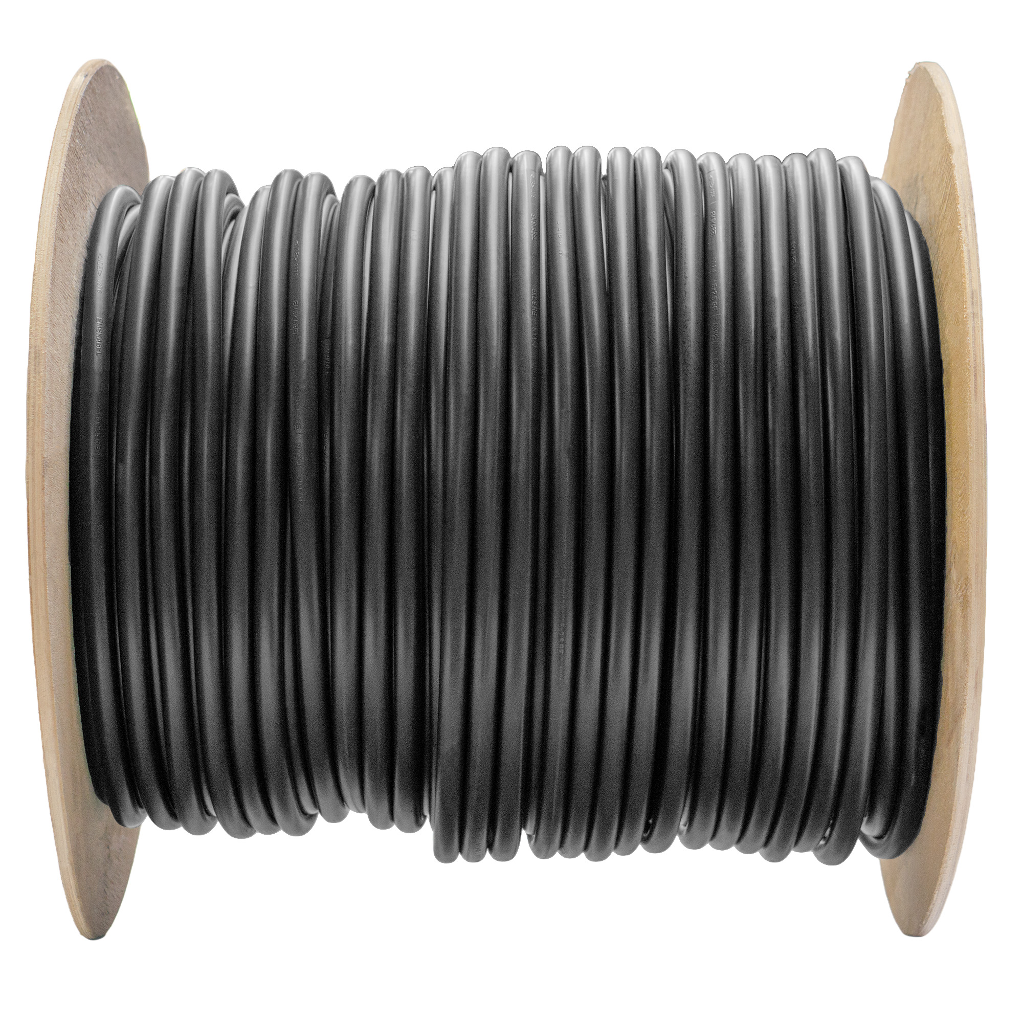 HSB Erdkabel NYY-J 5x2,5 mm² Trommel 200 m, schwarz (Meterware)