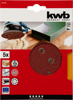 Kwb Klett-Haftscheiben, 115 mm, K60
