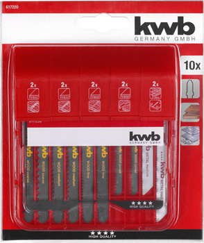 617220-300 Kwb Stichsägeblatt-Box S20, 10-tlg.