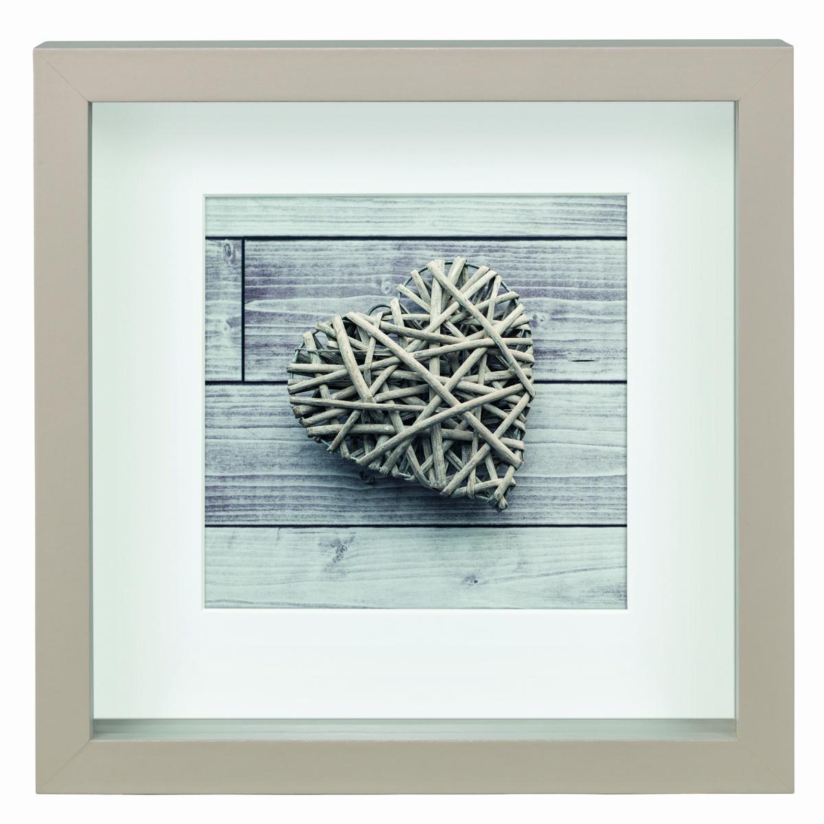 441458_59778 HAMA PORTRÄTRAHMEN SCALA ,TAUPE, 23 X 23