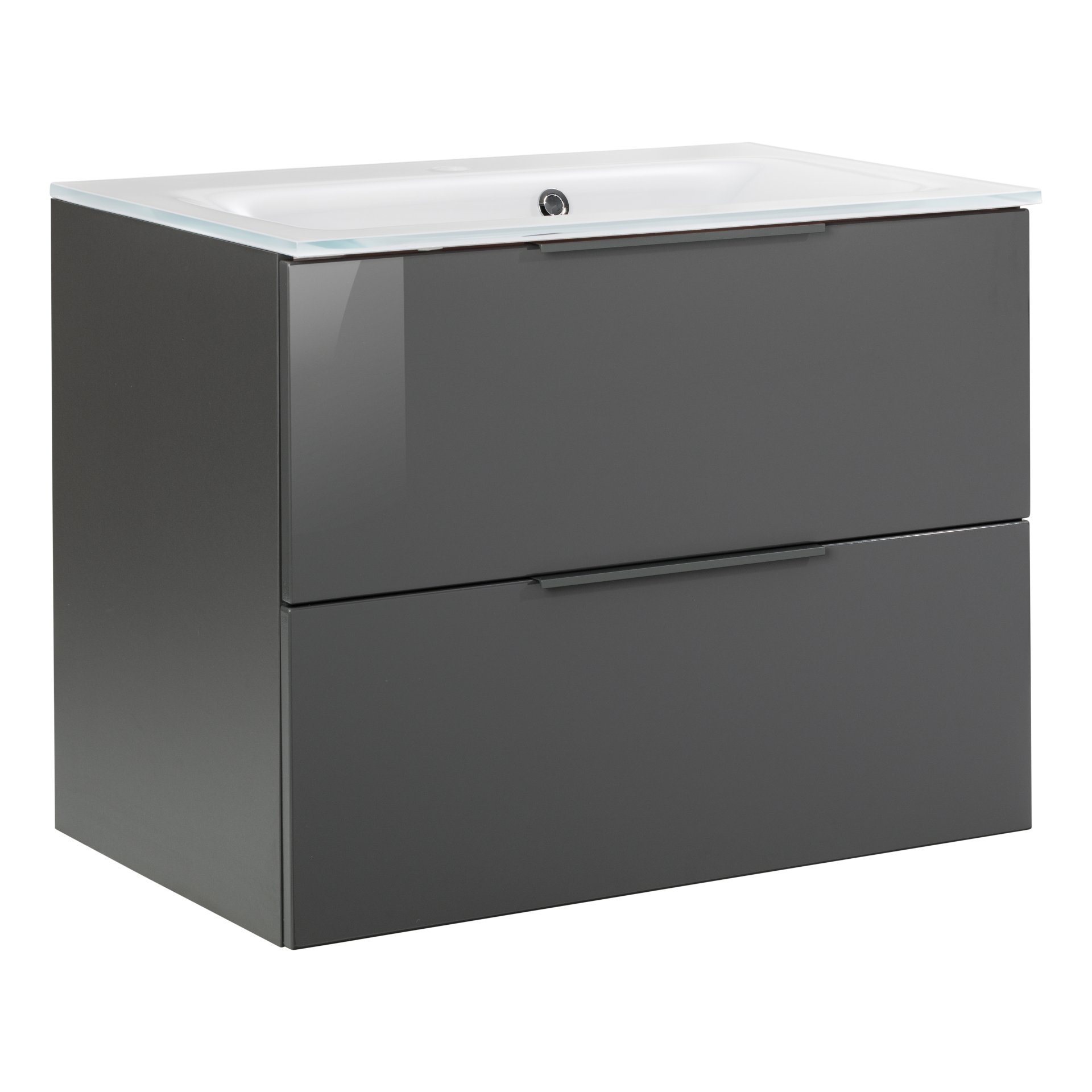 Fackelmann Waschtisch-Unterschrank LUNA,  B800 x H602 x T488 mm