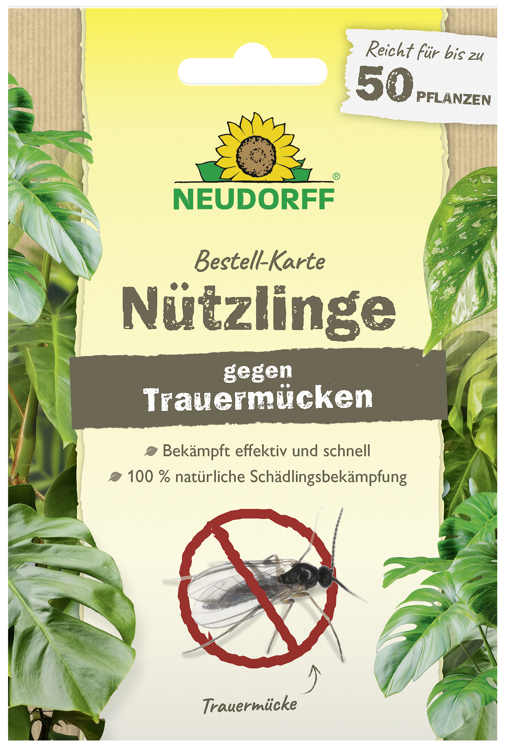 Neudorff Bestell-Karte Nützlinge gegen Trauermücken