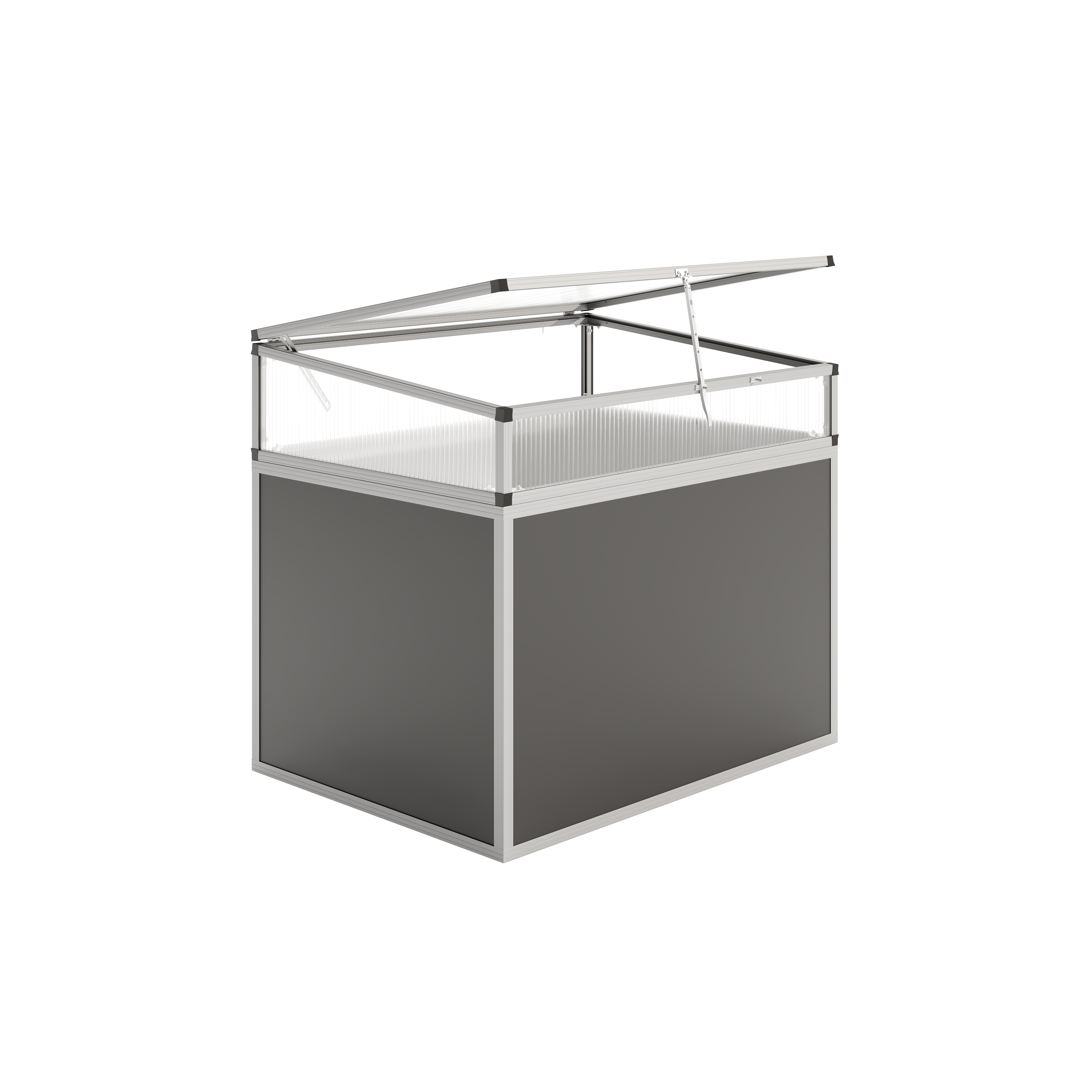 KGT Aluminium-Hochbeet 130, Profilsystem "pressblank" KGT Aluminium-Hochbeet 130, Profilsystem "pressblank"