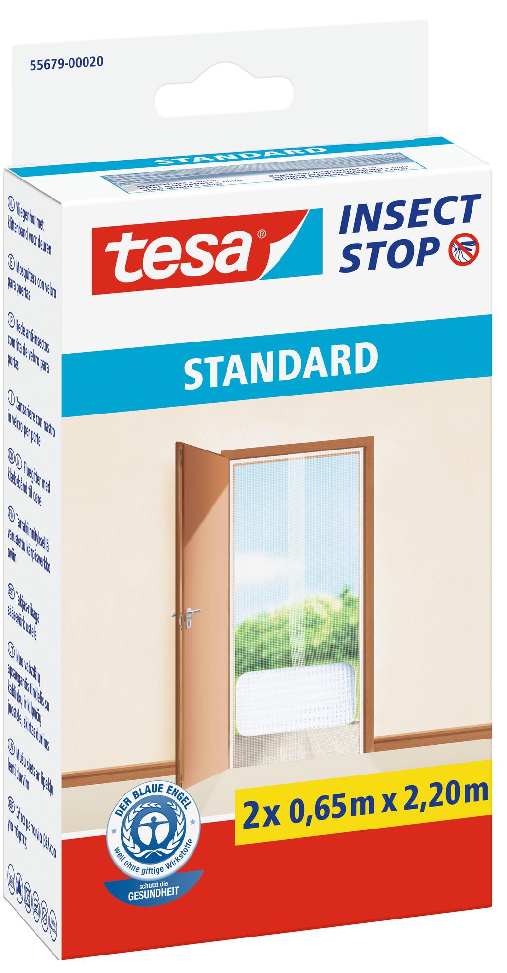 tesa Fliegengitter Standard für Türen, weiß