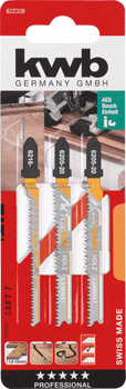 622320-300 Kwb Stichsägeblätter-Set für Laminat, 3-tlg.