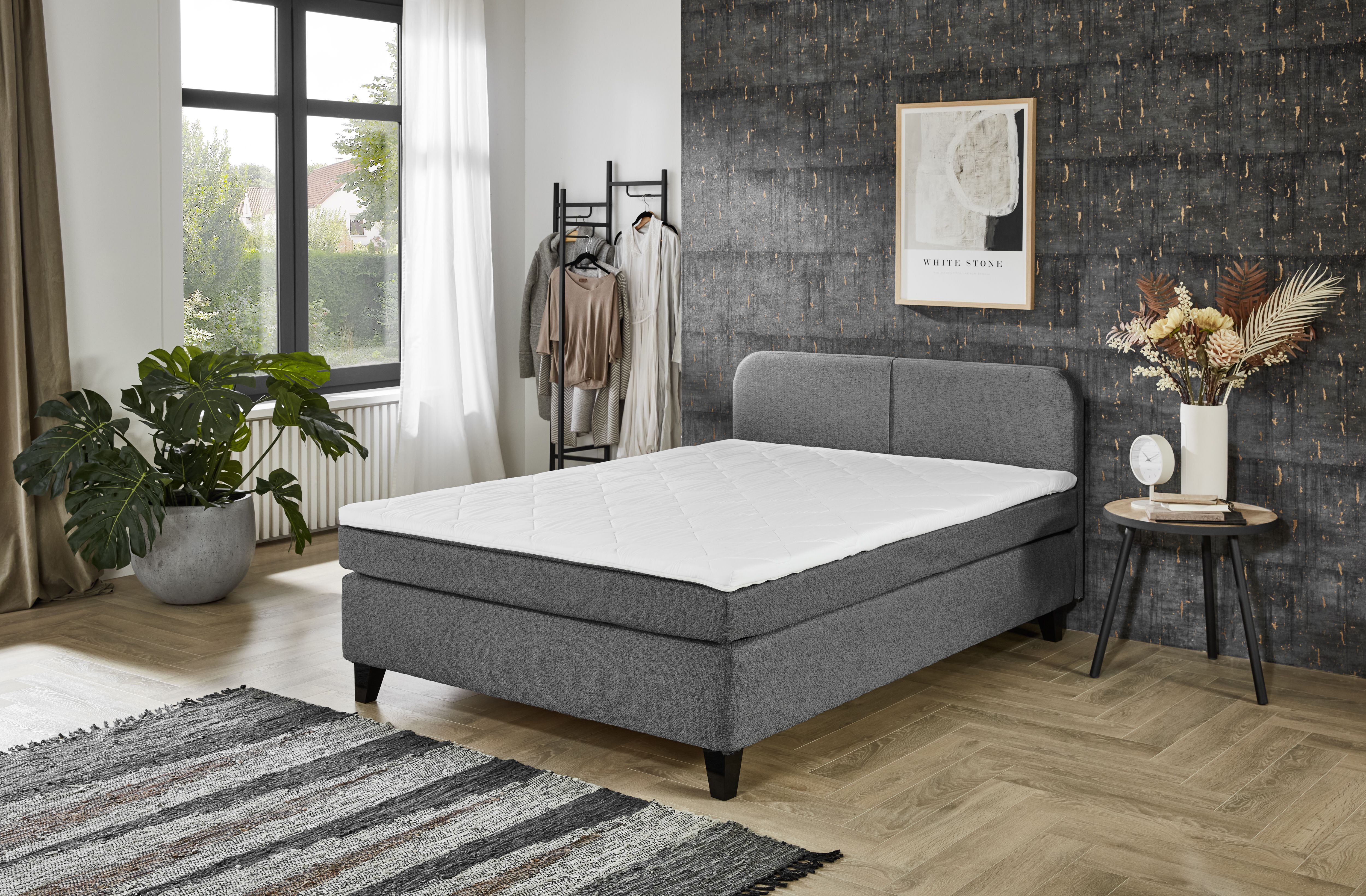 Sun Garden Boxspringbett 2410 Joliet, 140 x 200 cm