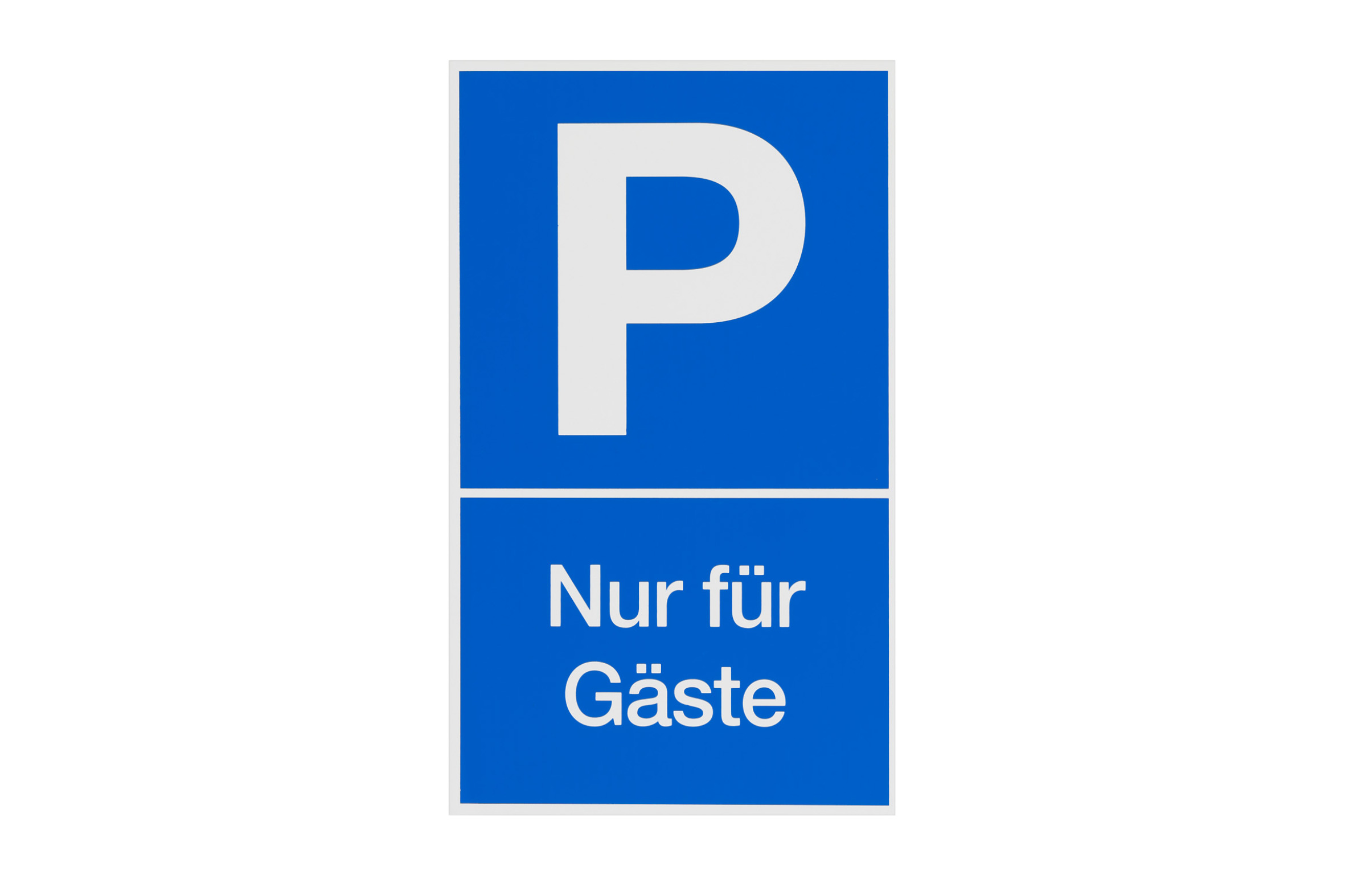 Metafranc Hinweisschild, " P-Nur für Gäste" Metafranc Hinweisschild, " P-Nur für Gäste"