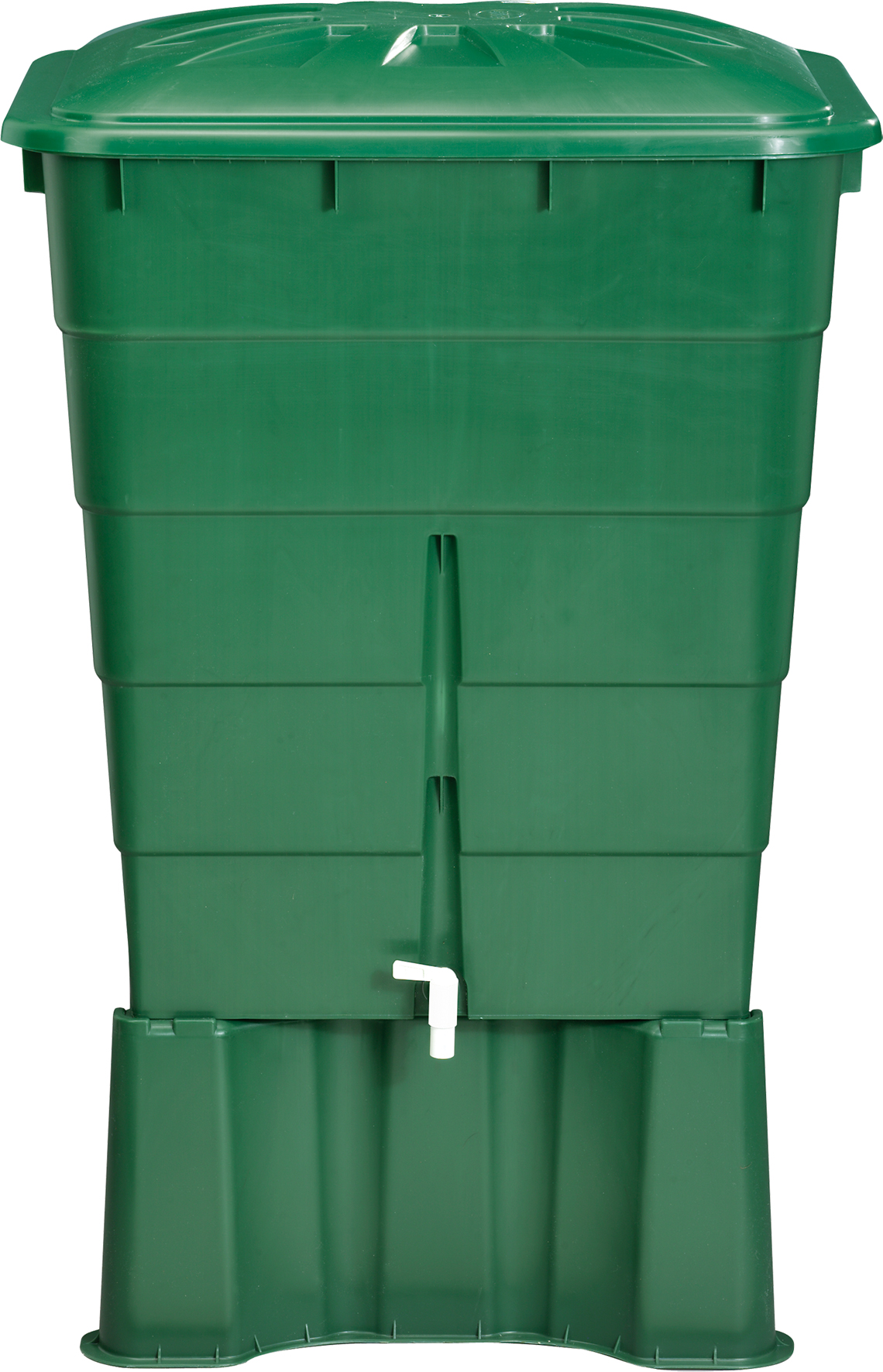 172635-3 REGENTONNE ECKIG 203L GRÜN KOMPLETT GRAF