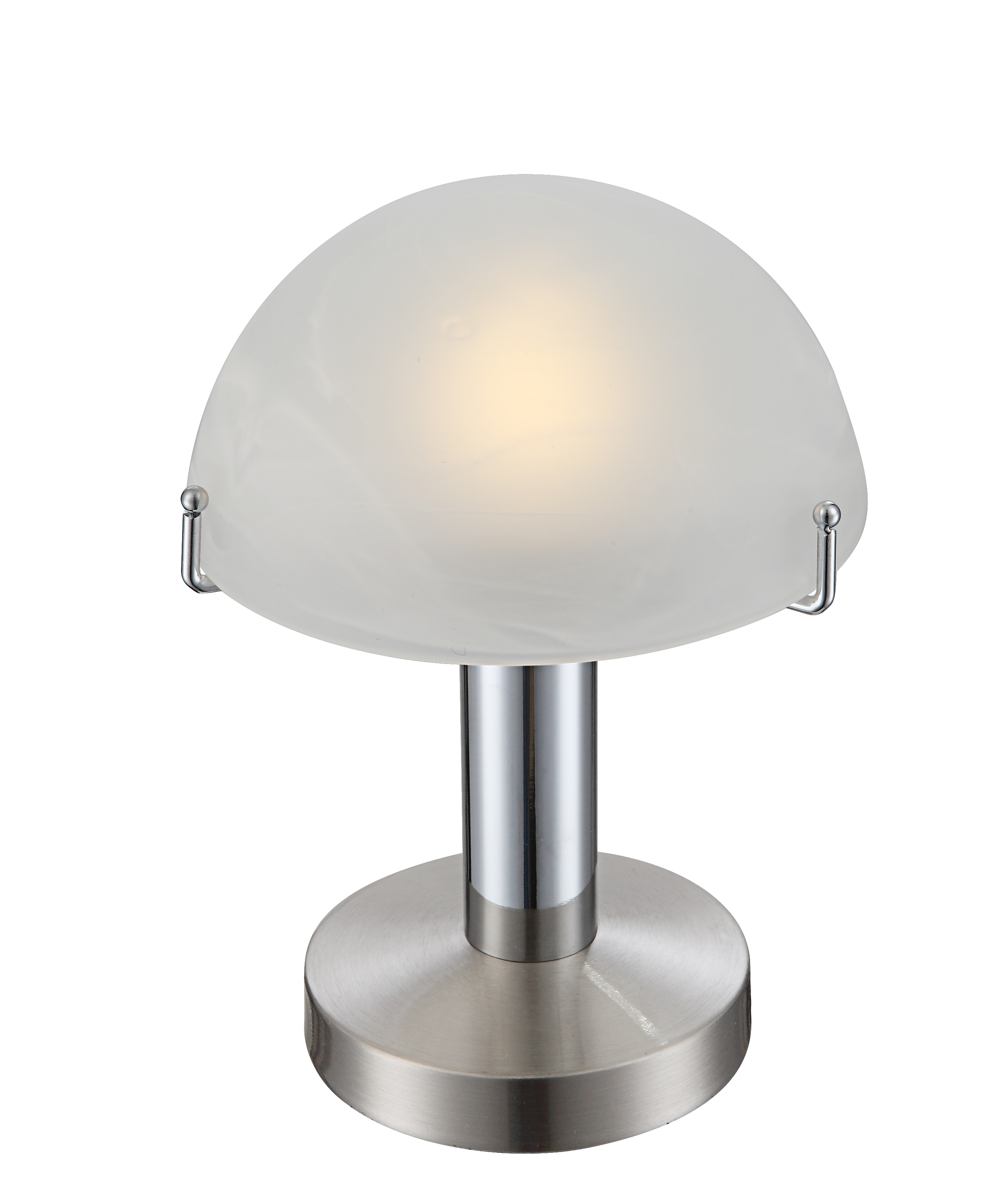 612782_a GLOBO TISCHLEUCHTE 3W 300LM TOUCH ALABASTER NICKEL MATT