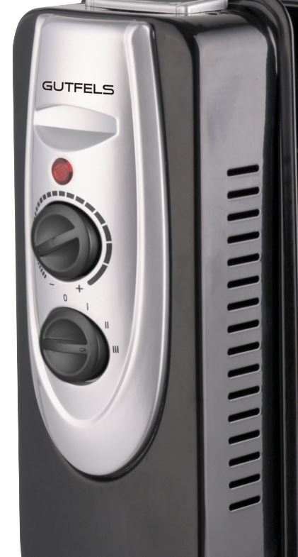 Gutfels Öl-Radiator, 7 Rippen HR32007, schwarz Gutfels Öl-Radiator, 7 Rippen HR32007, schwarz