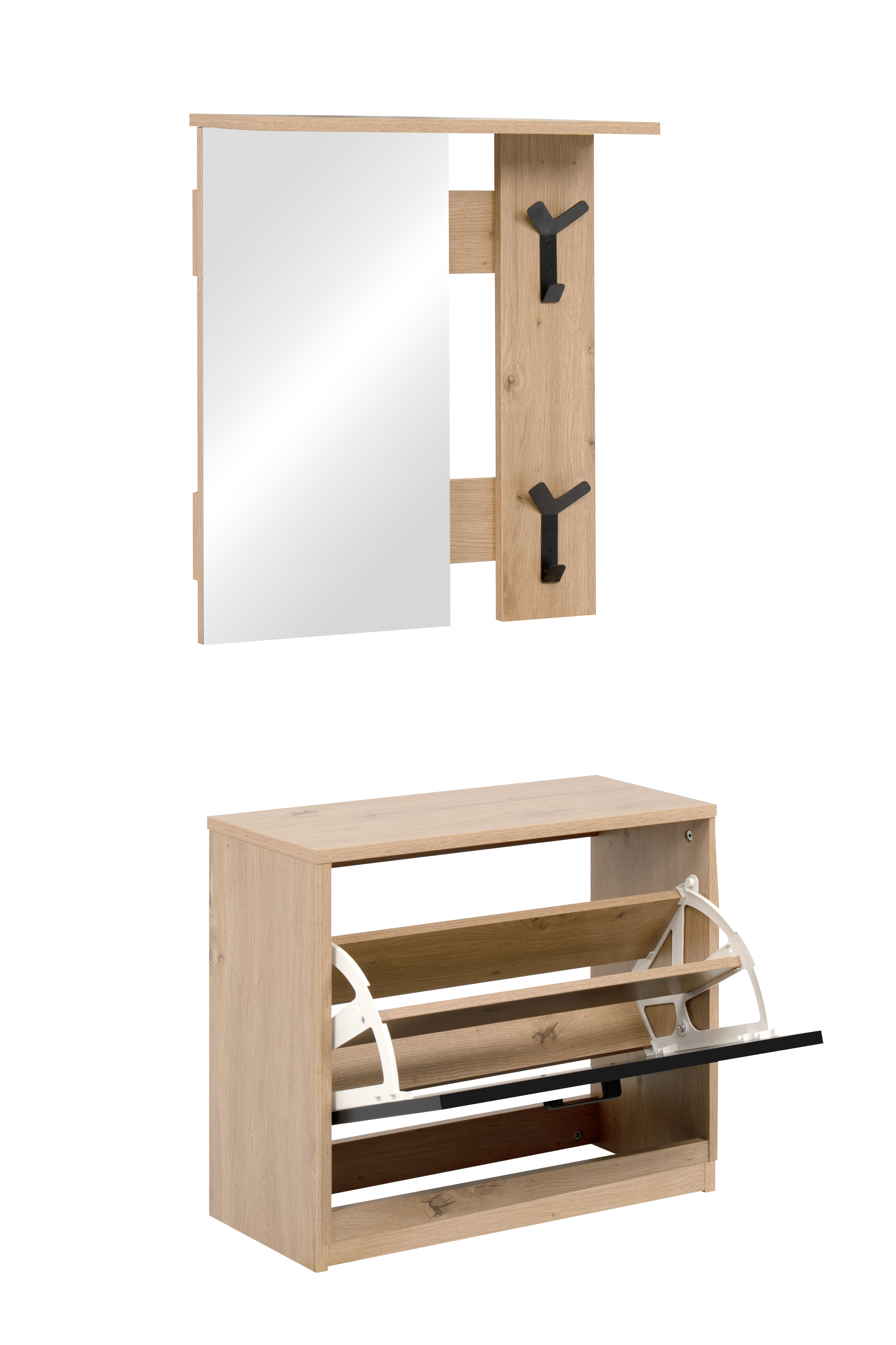 Finori Garderobe Limone 41A, Dekor Artisan Oak/schwarz