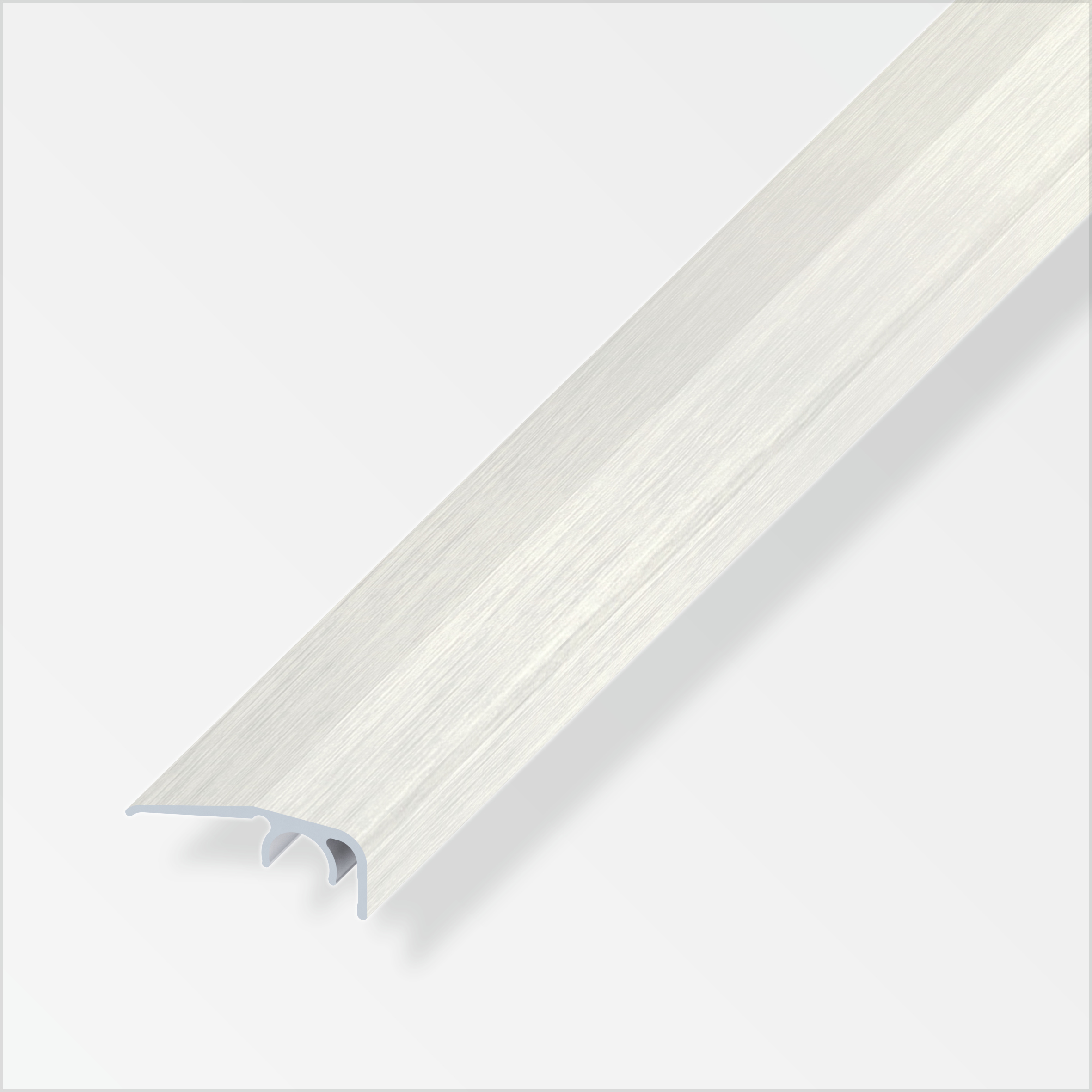 157713_Abschluss-Profil Alfer clipstech Abschluss-Profil 12,5 mm, edelstahloptik