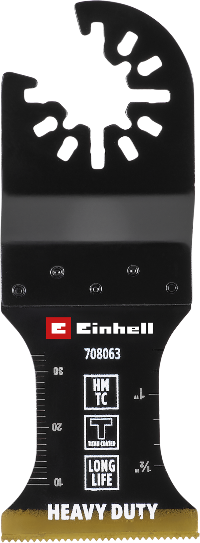 Einhell HM-Tauchsägeblatt mit Universalaufnahme und Titanbeschichtung, gerade, 35 x 41 mm