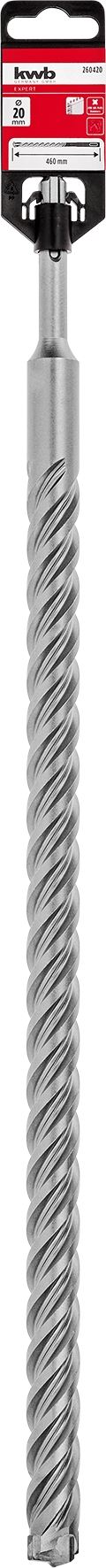Kwb Hammerbohrer HB4X, 20 x 460 mm SB Kwb Hammerbohrer HB4X, 20 x 460 mm SB