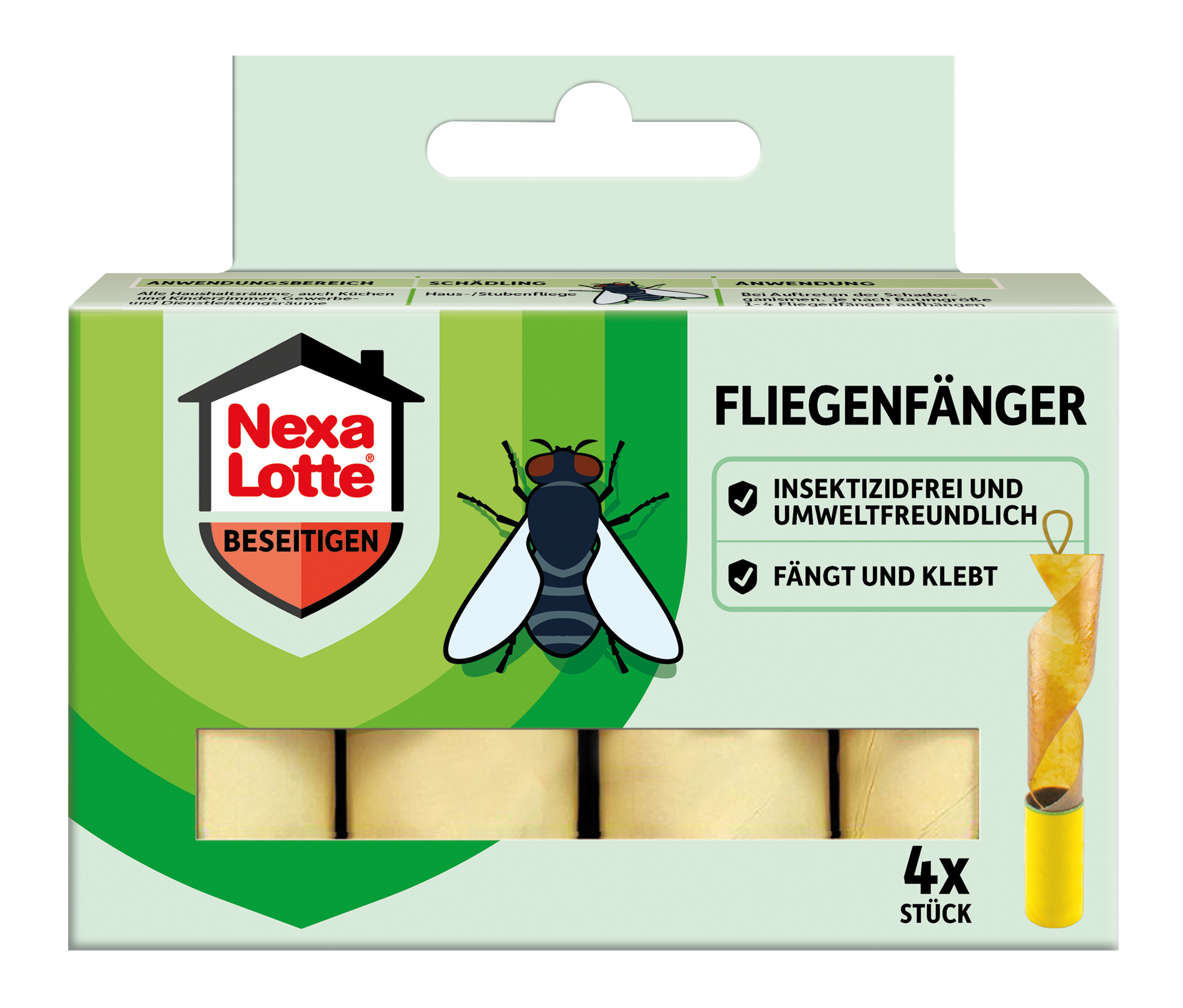 Nexa Lotte Fliegenfänger 4 Stück