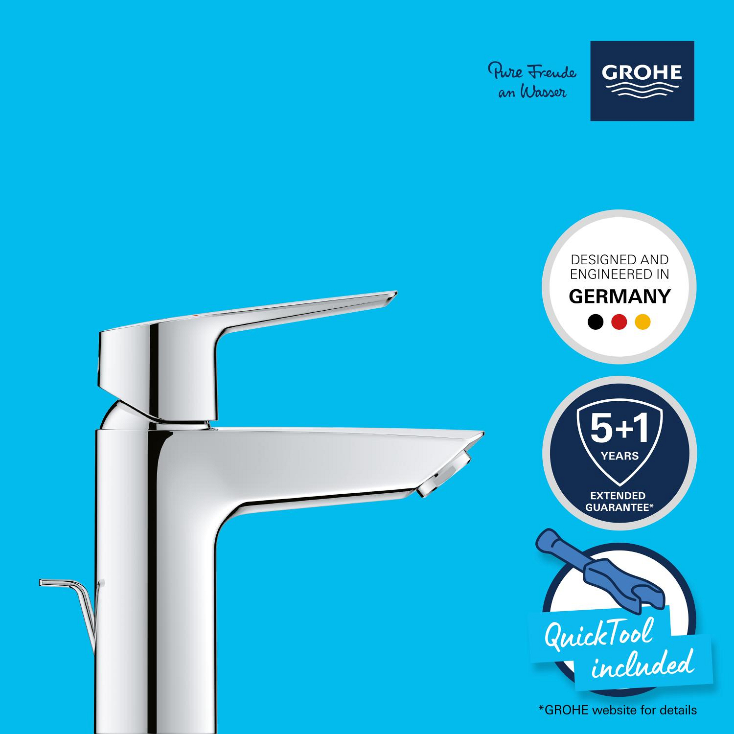 Grohe Start Einhand-Waschtischbatterie, 1/2" S-Size Grohe Start Einhand-Waschtischbatterie, 1/2" S-Size