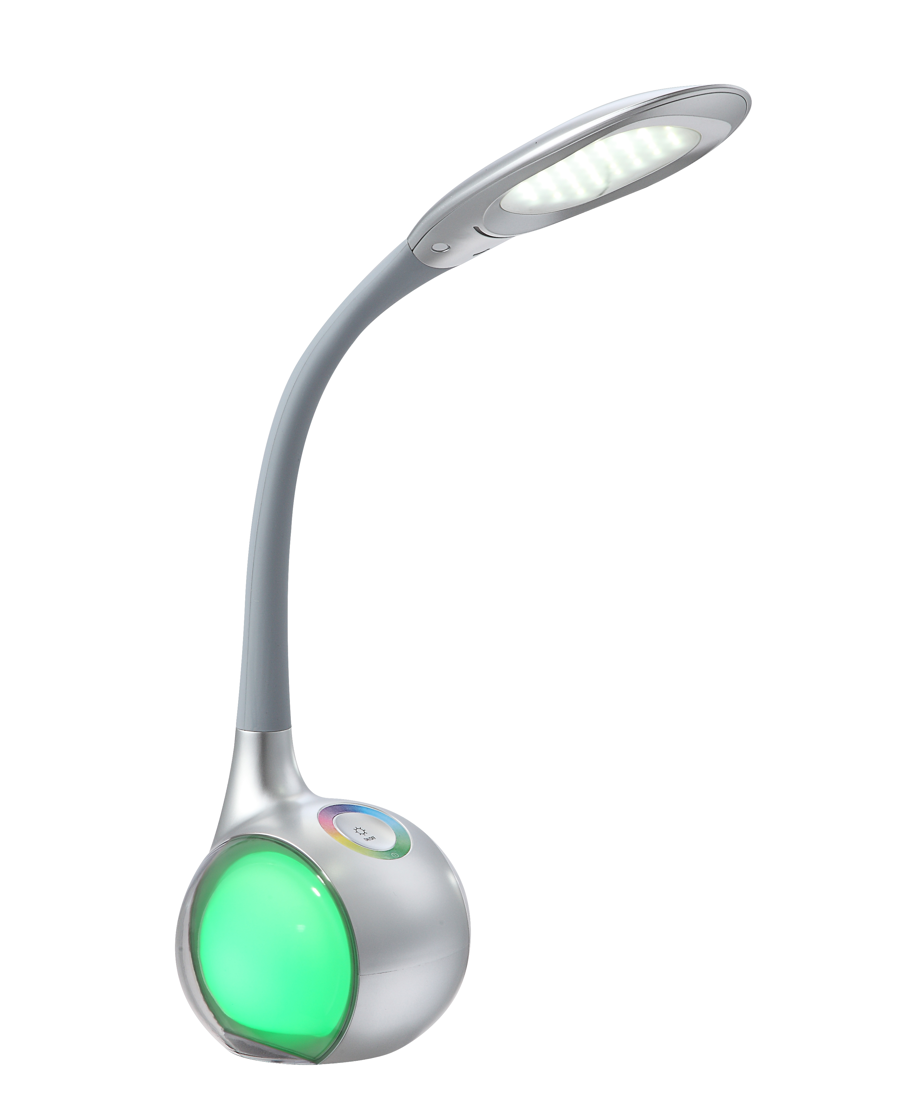 612823_b GLOBO TISCHLEUCHTE 5W 280LM RGB TOUCH DIMMBAR SILBER