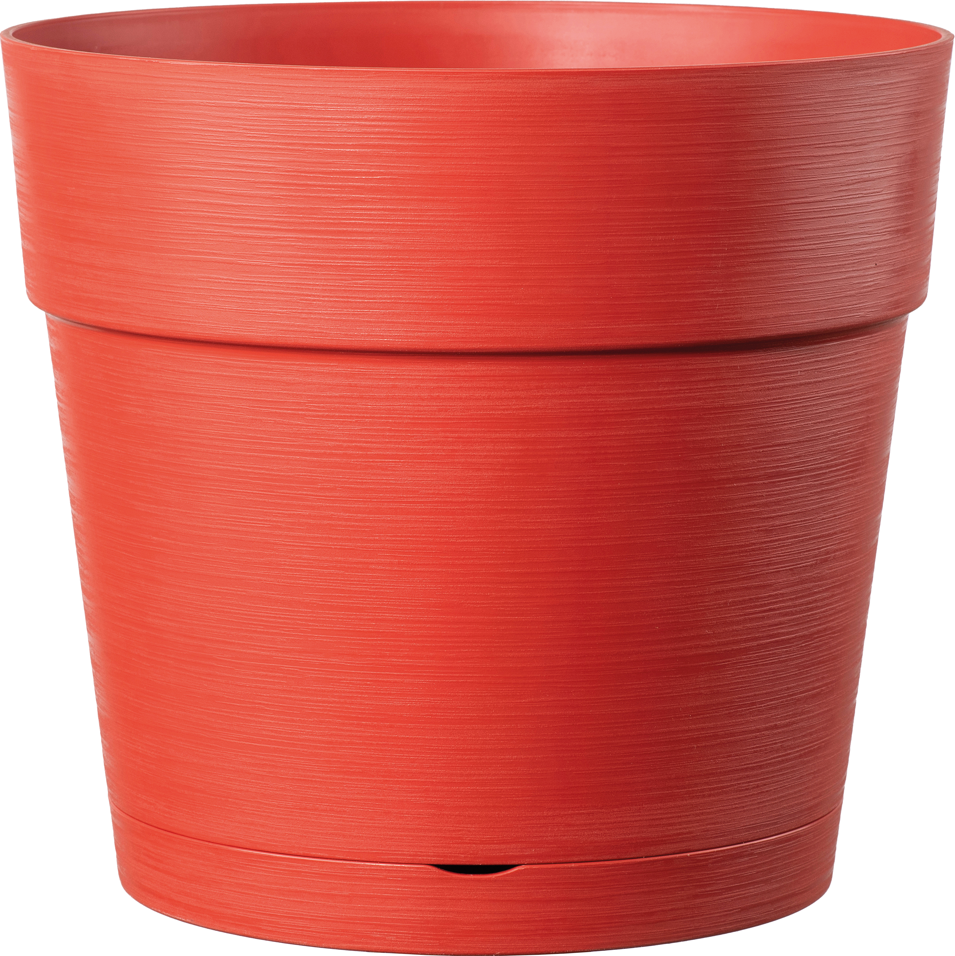 Deroma Pflanztopf Vaso Save R, zinnober rot, 38 cm