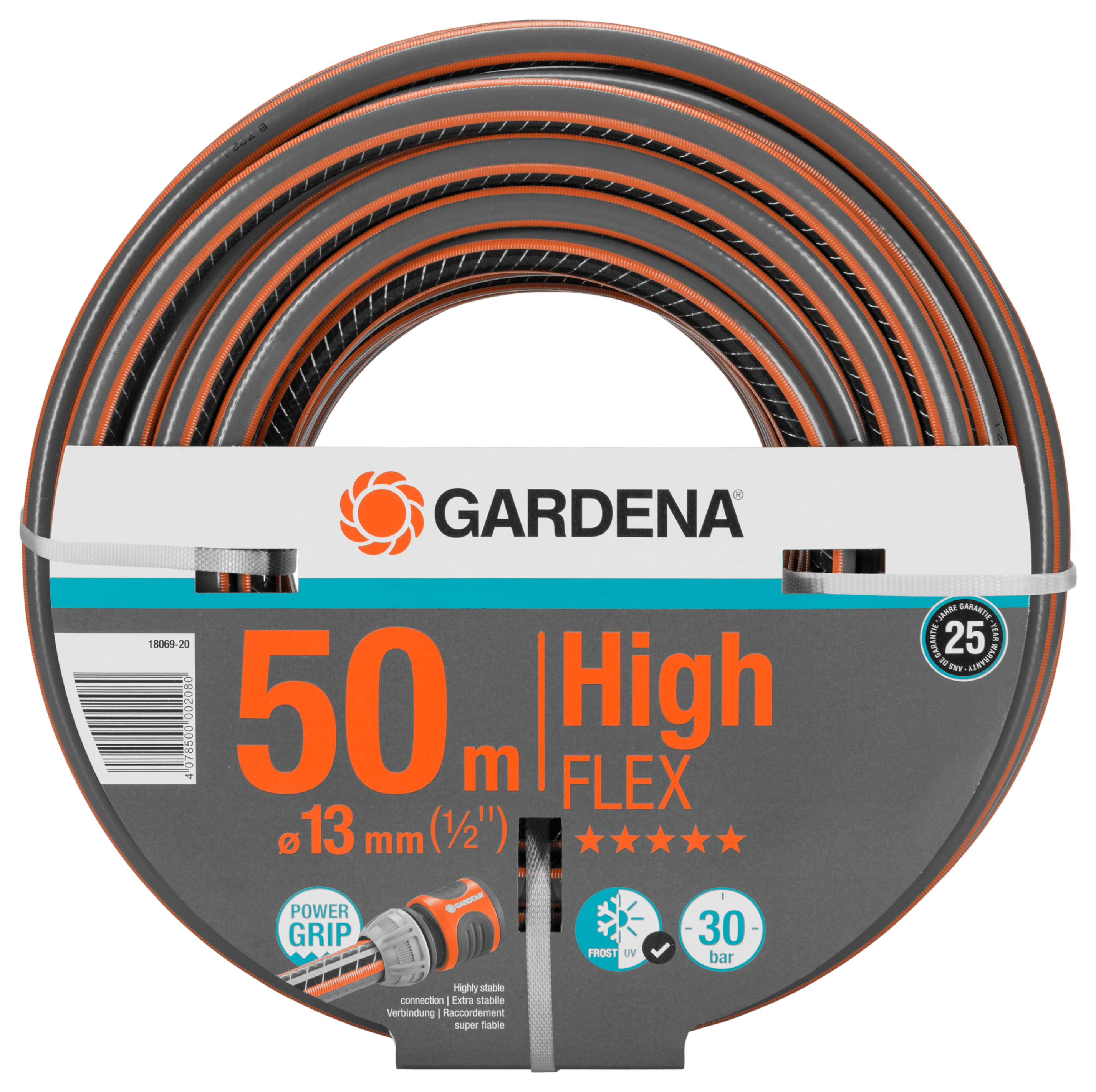 Gardena Comfort Highflex Schlauch 13mm 1/2" 50m