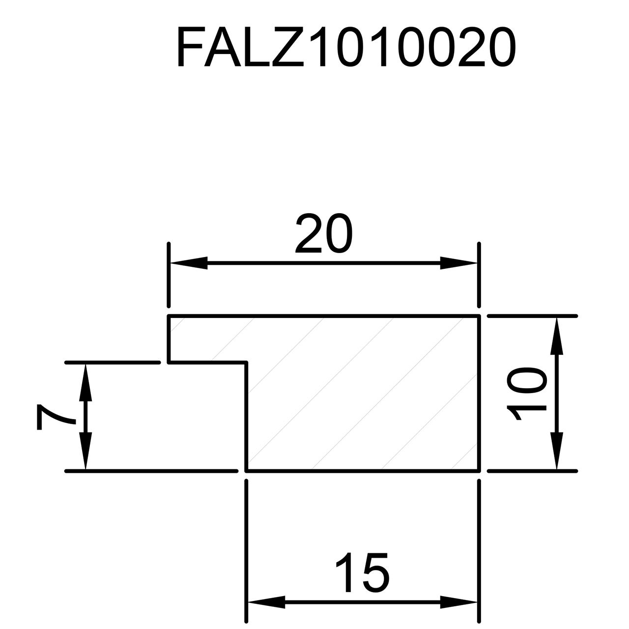544245-Querschnitt Neuhofer Falzleiste, Buche roh