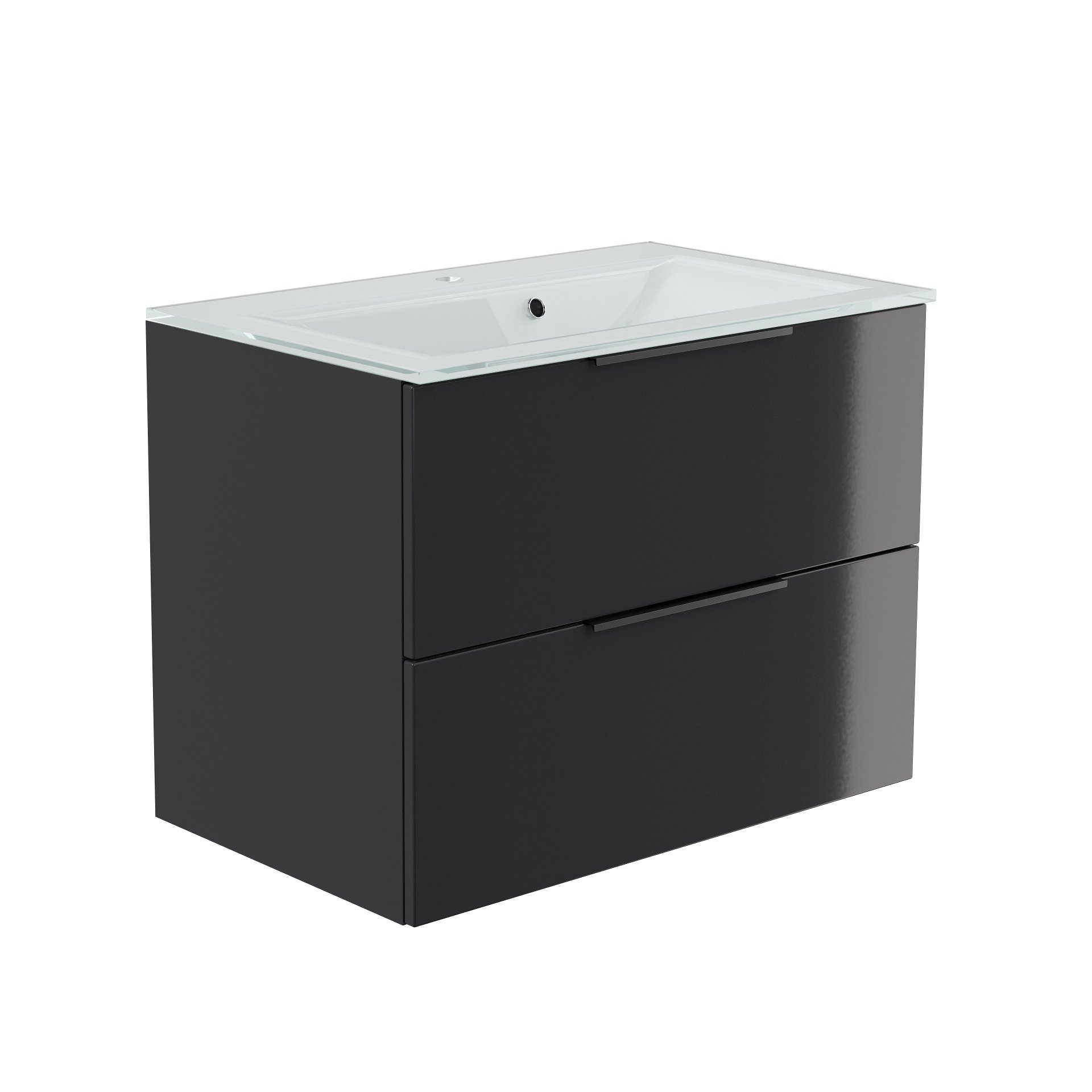 Fackelmann Waschtisch-Unterschrank LUNA,  B800 x H602 x T488 mm