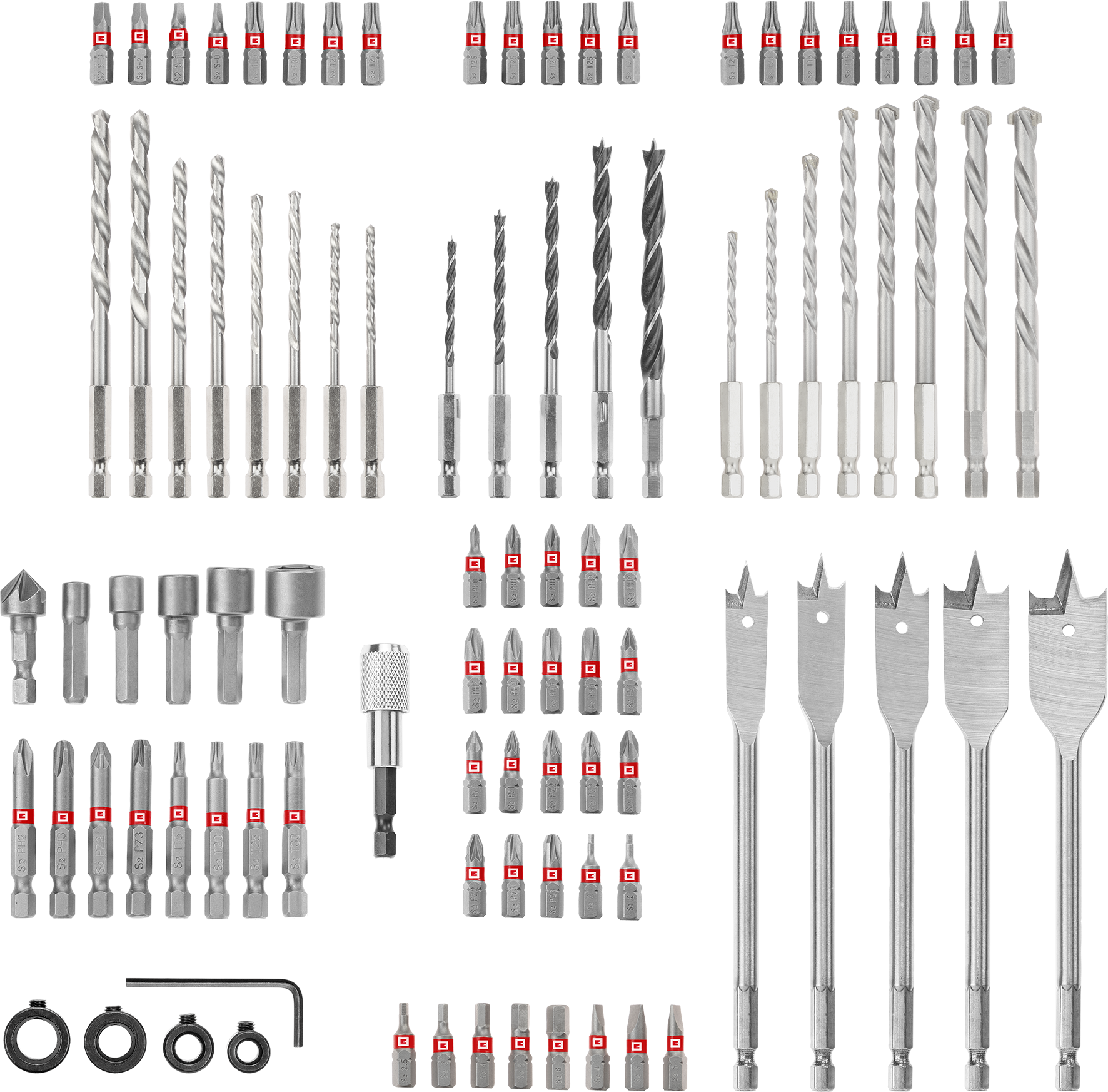 Einhell Bit- und Bohrer-Set, XL-CASE, 95-tlg. Einhell Bit- und Bohrer-Set, XL-CASE, 95-tlg.