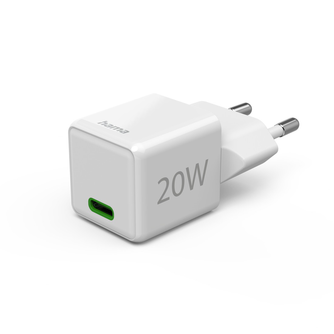 Hama Super Mini-Lader, USB-C, 20W, Weiß Hama Super Mini-Lader, USB-C, 20W, Weiß