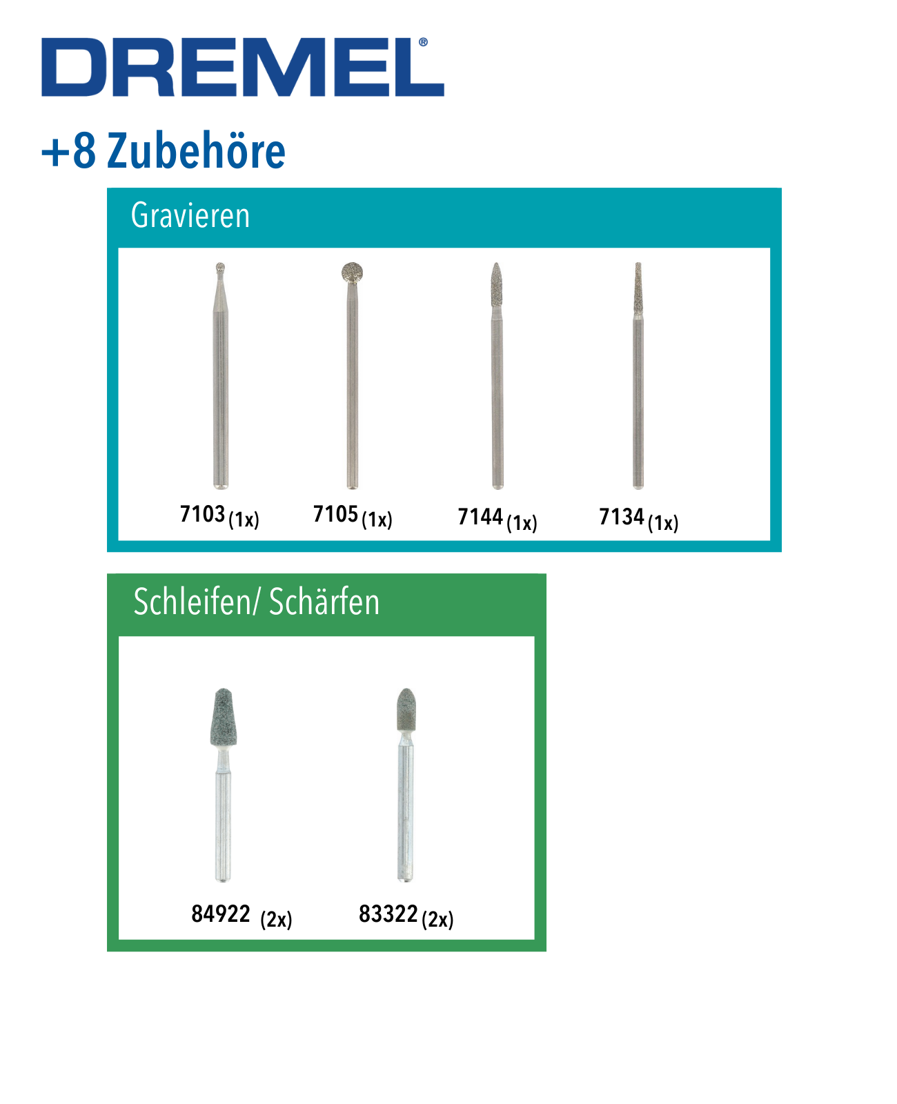 Dremel Glasgravurset für Multi-Werkzeug Dremel Glasgravurset für Multi-Werkzeug