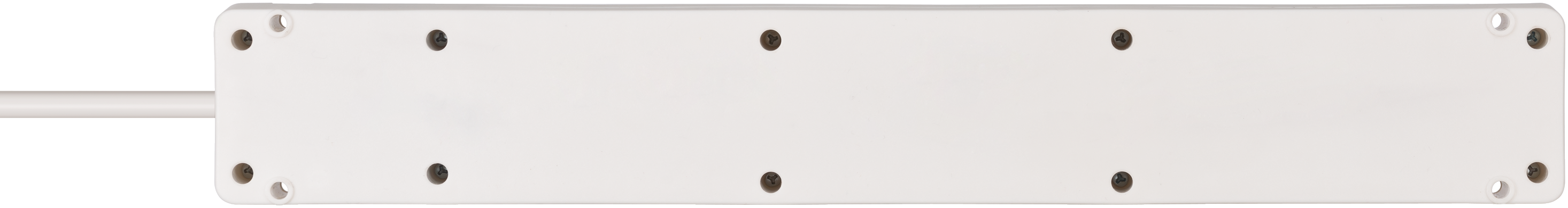 Brennenstuhl Steckdosenleiste + USB, 5fach, weiß