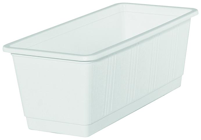 484483-80304010-L BLUMENKASTEN STANDARD 40CM WEISS    GELI